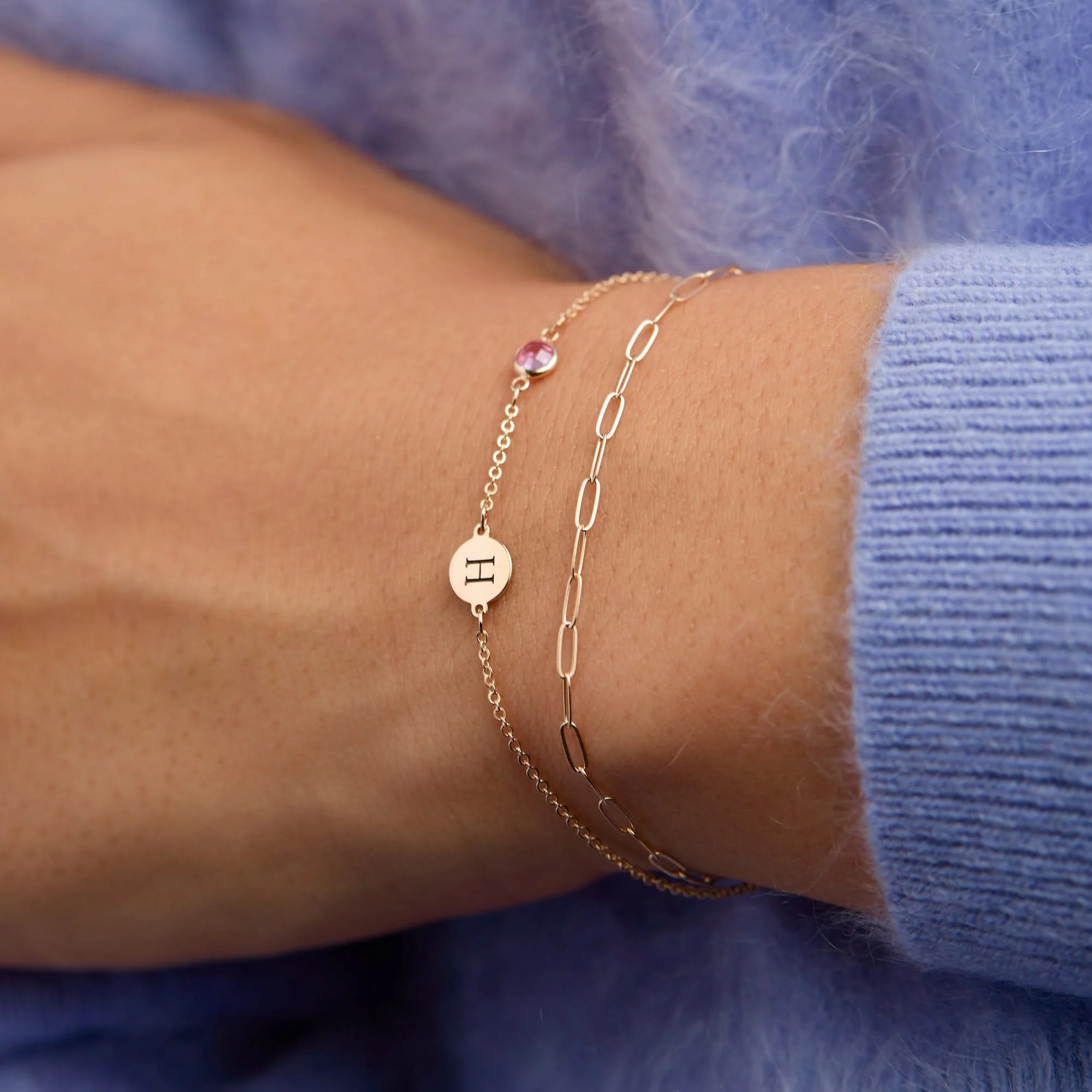 Adelaide Mini Bracelet in 14k Gold - Image 3