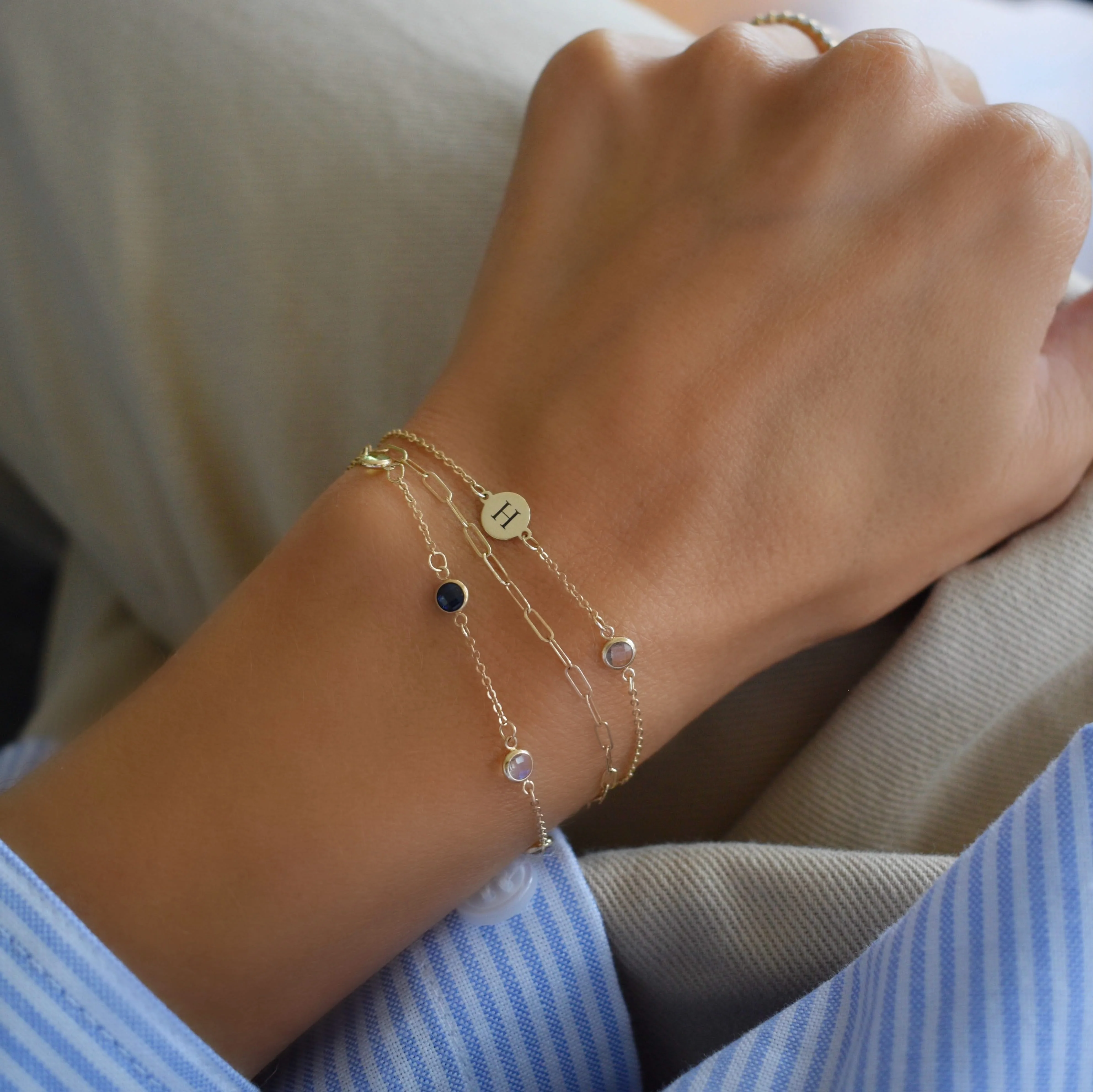 Adelaide Mini Bracelet in 14k Gold - Image 8