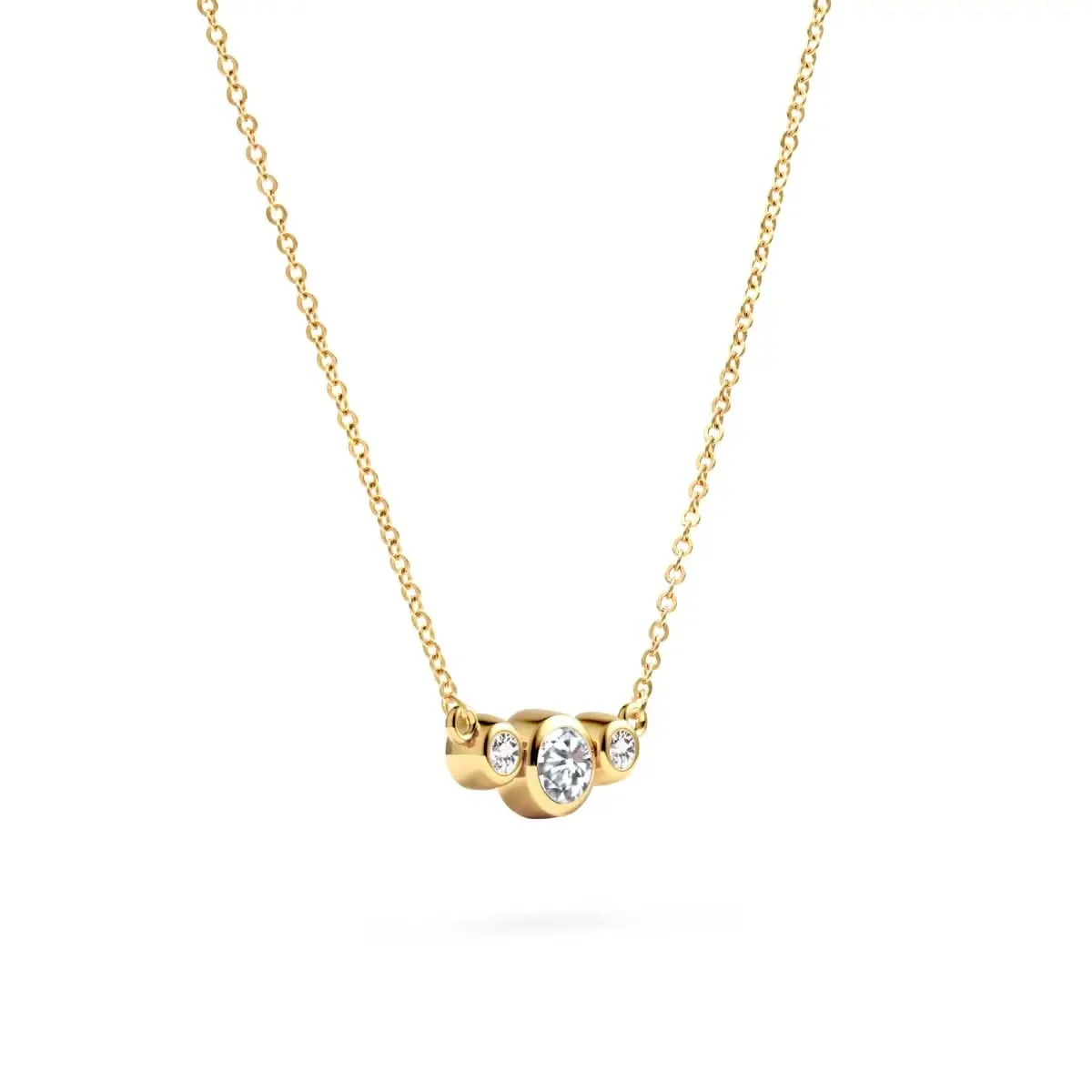 Barrington Diamond Necklace in 14k Gold (April) - Image 4