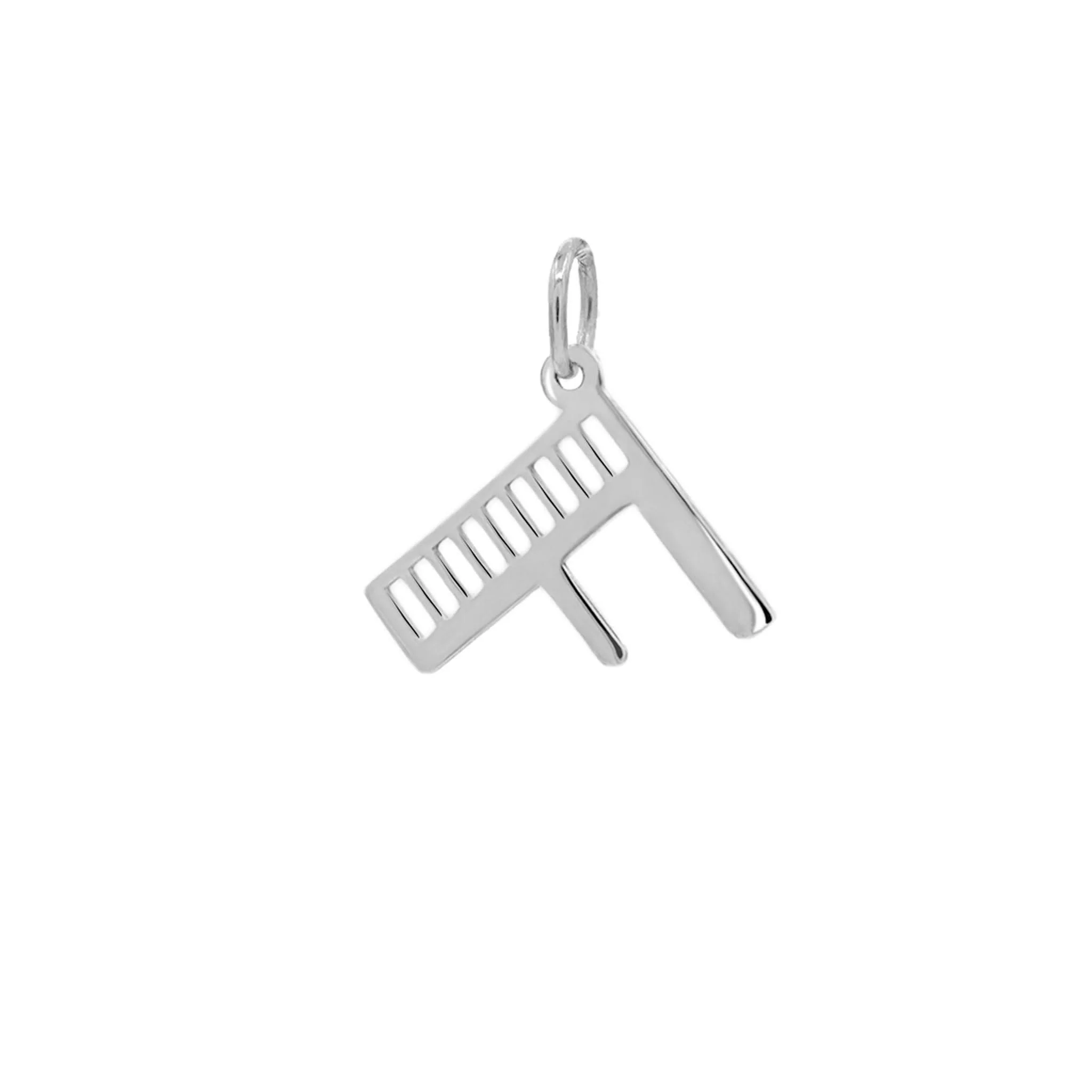 Essex Letter F Pendant in 14k Gold - Image 7