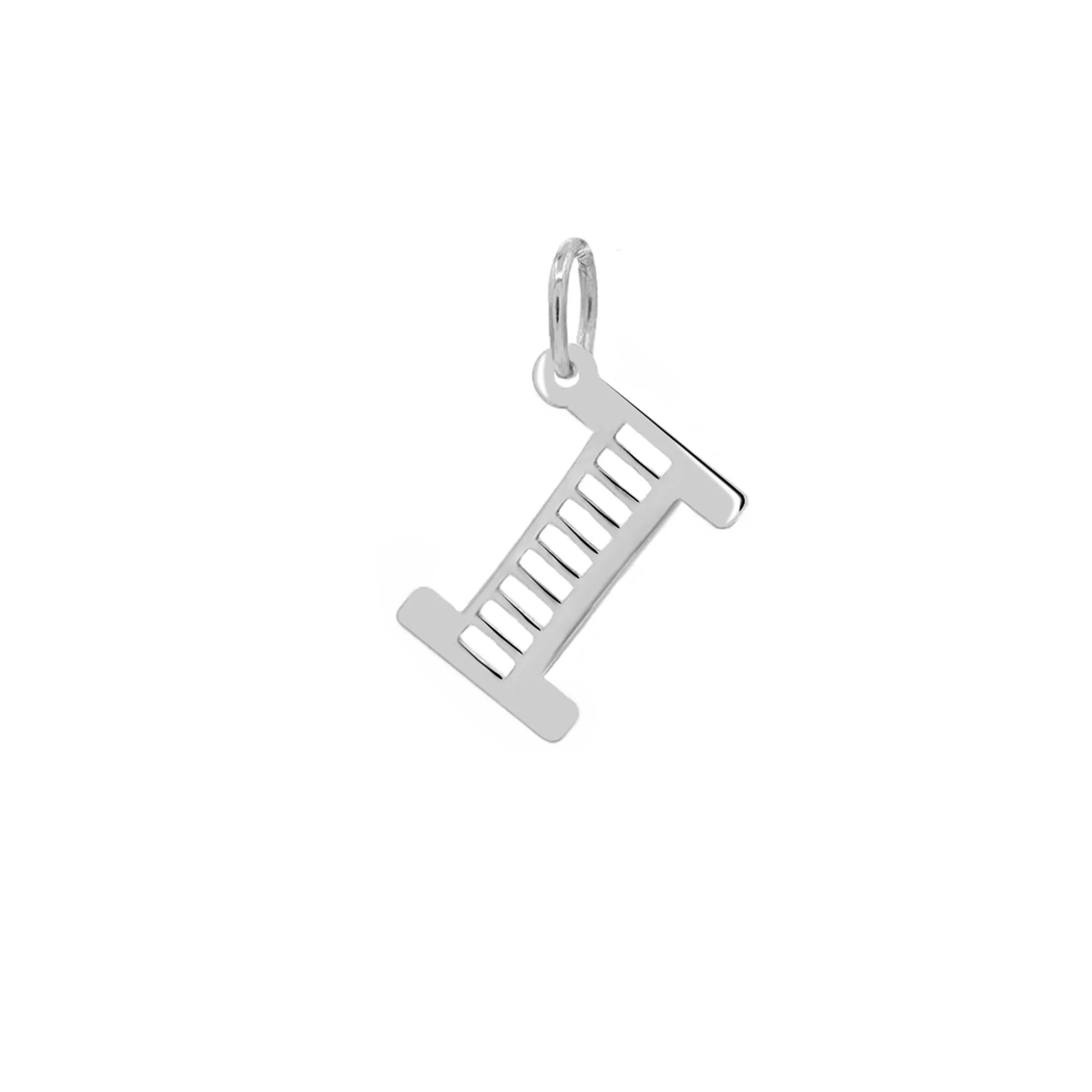 Essex Letter I Pendant in 14k Gold - Image 7