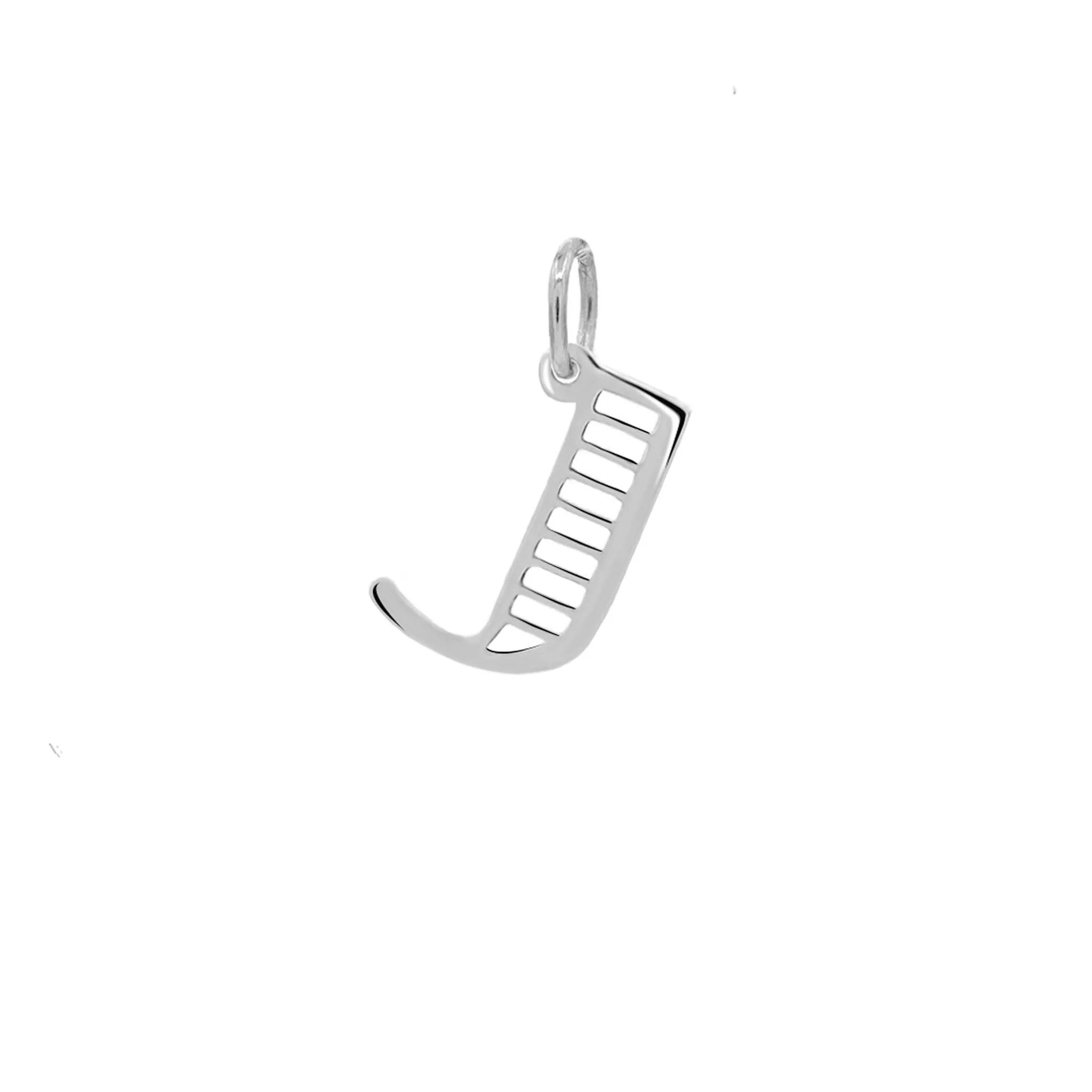 Essex Letter J Pendant in 14k Gold - Image 7