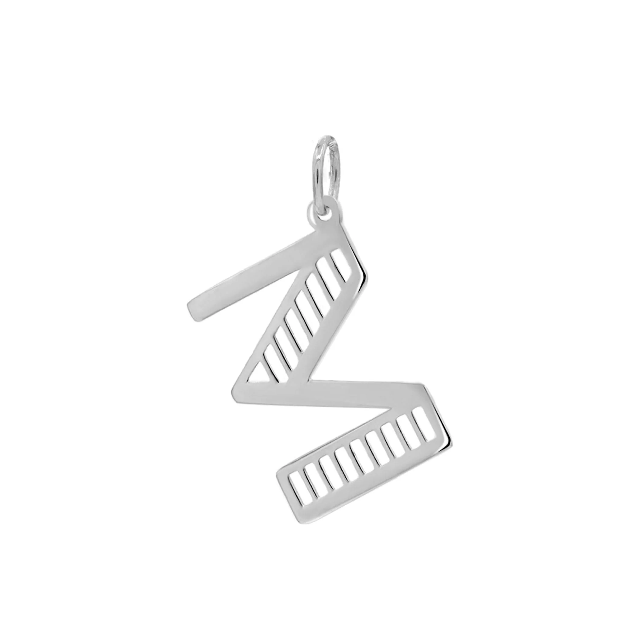 Essex Letter M Pendant in 14k Gold - Image 7