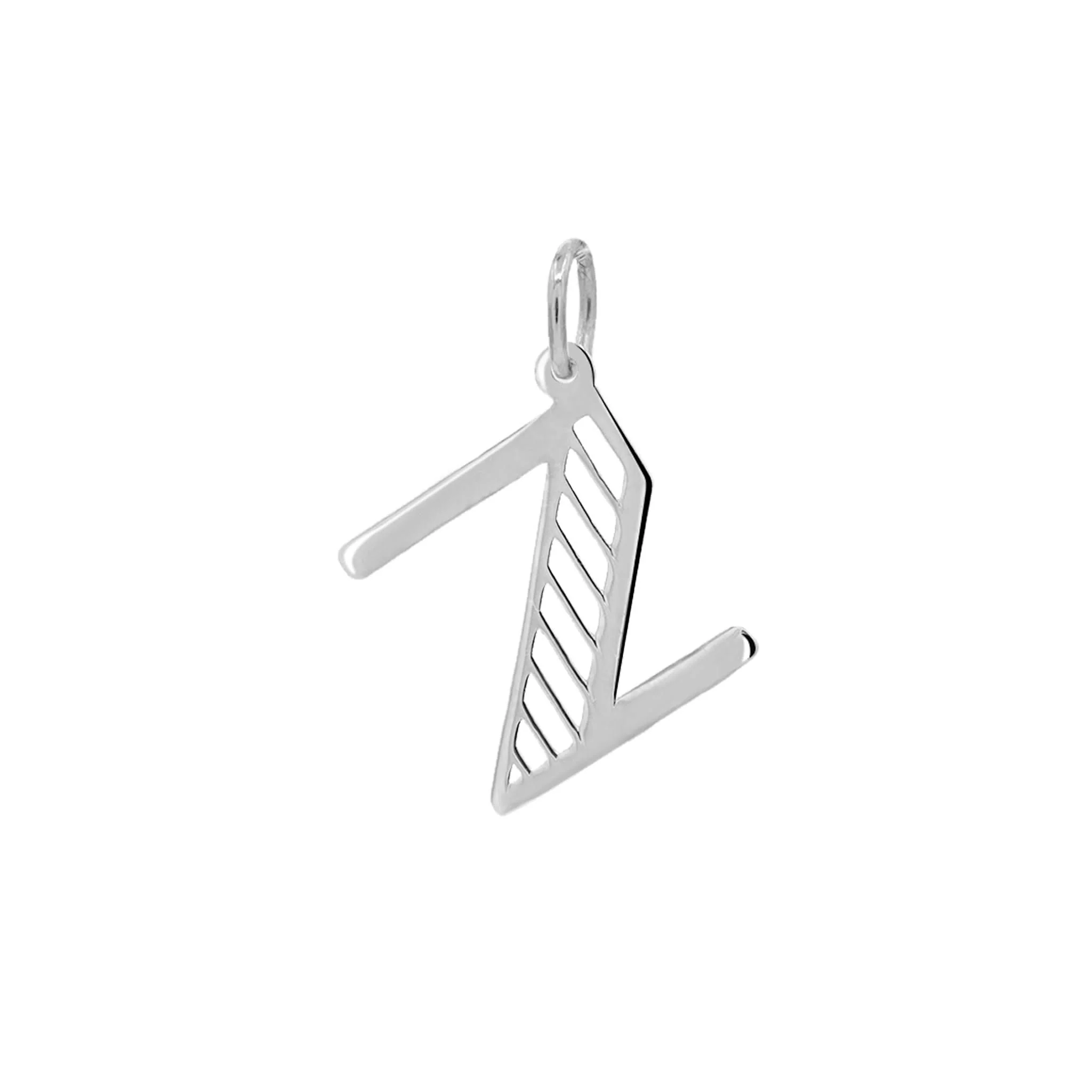Essex Letter N Pendant in 14k Gold - Image 7