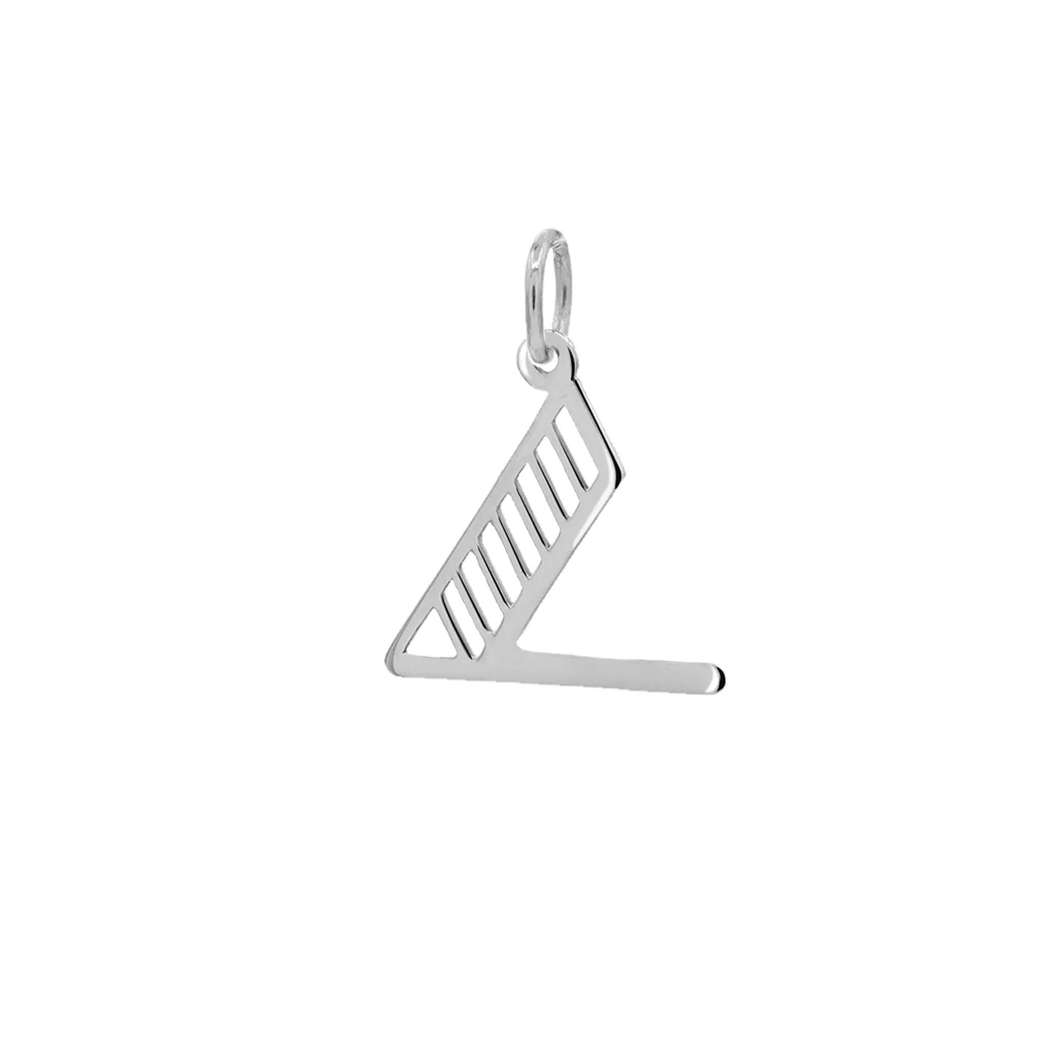 Essex Letter V Pendant in 14k Gold - Image 7