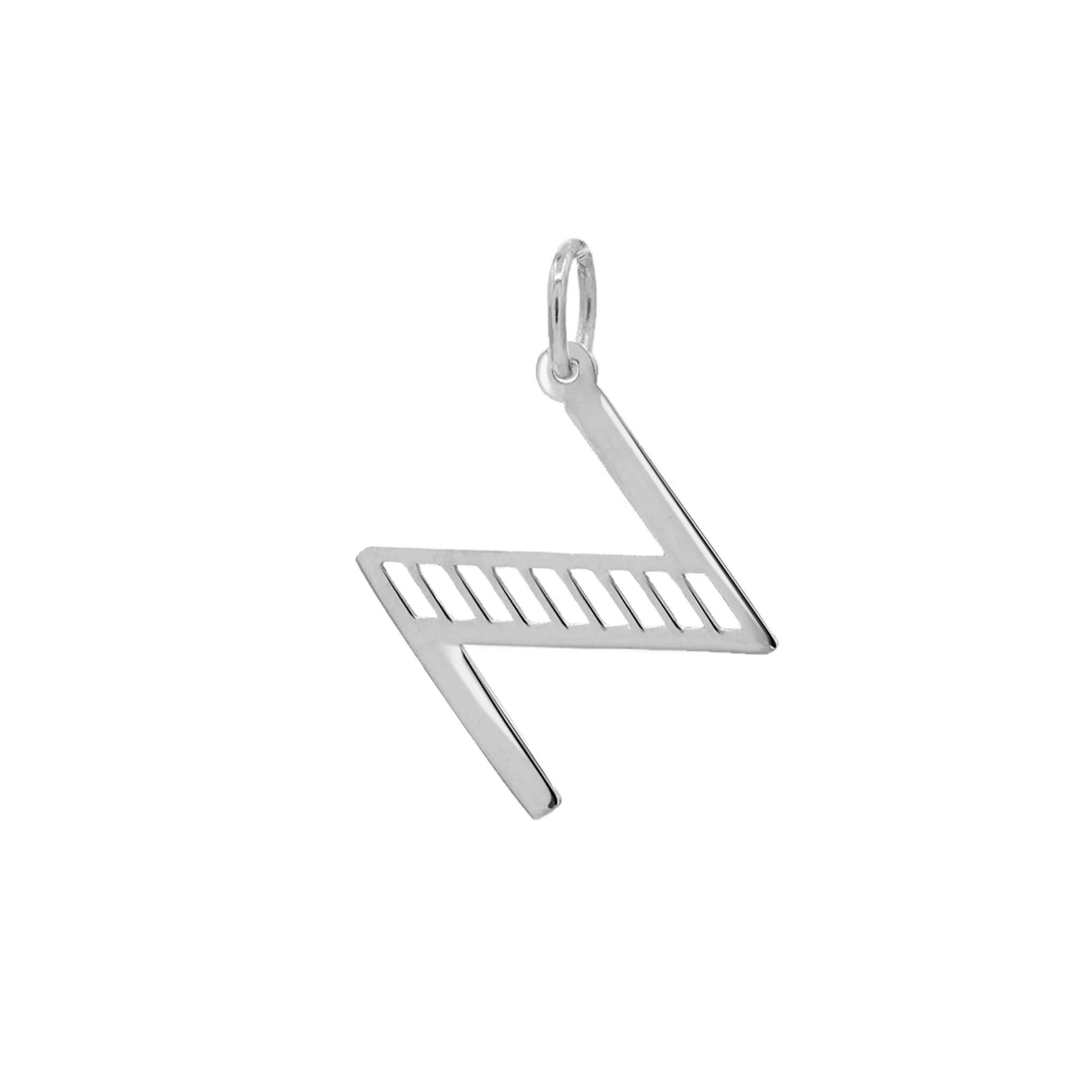 Essex Letter Z Pendant in 14k Gold - Image 7