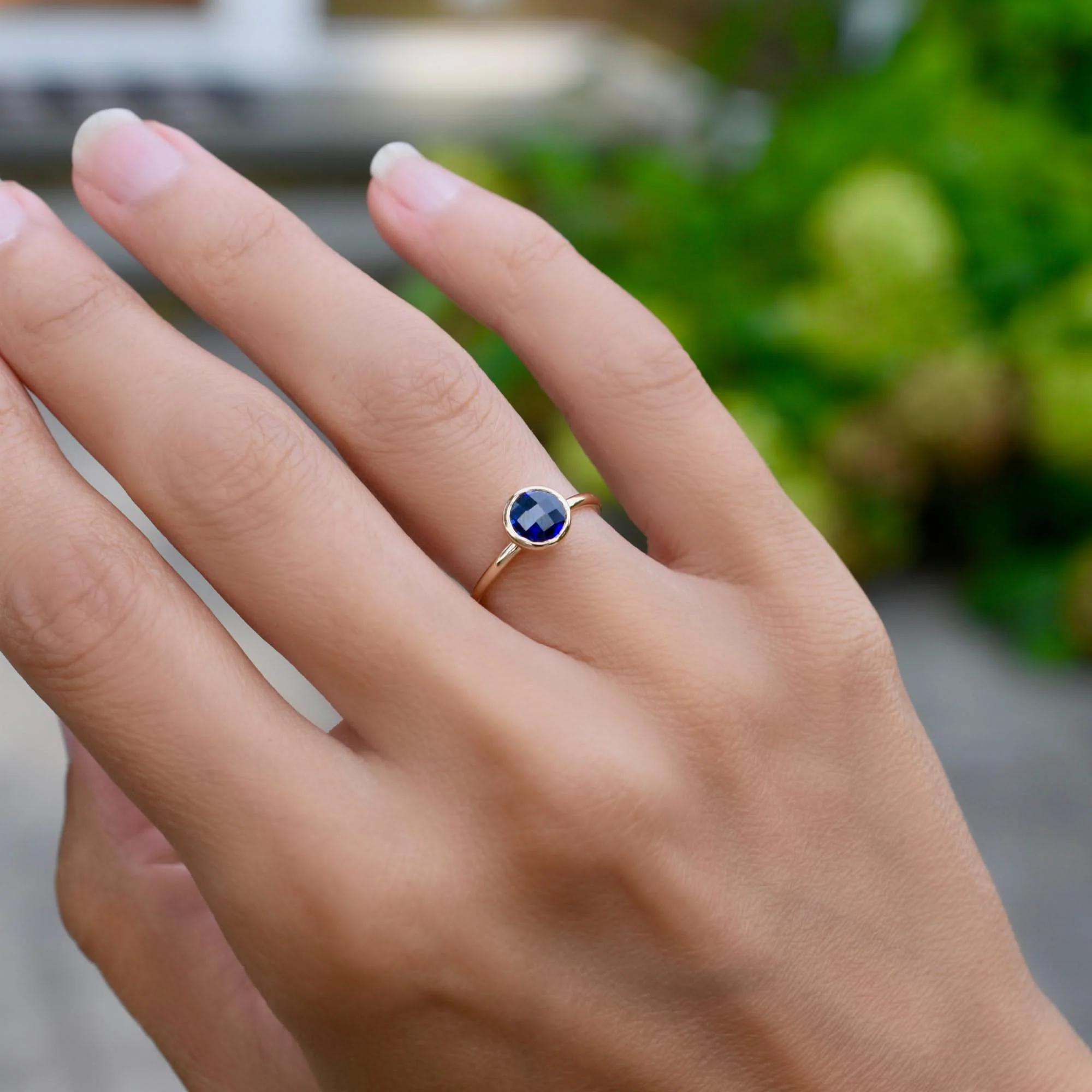 Grand Birthstone Ring in 14k Gold - Image 10