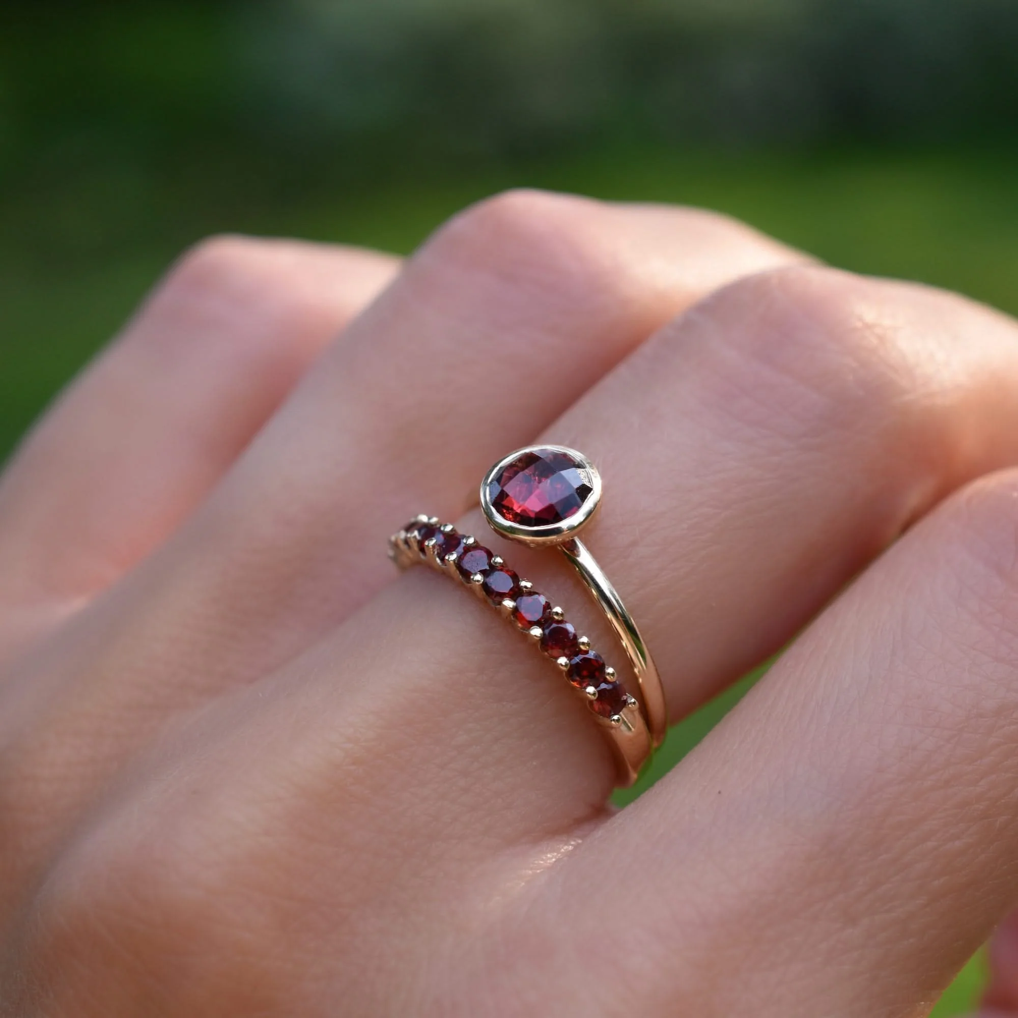 Grand Birthstone Ring in 14k Gold - Image 12