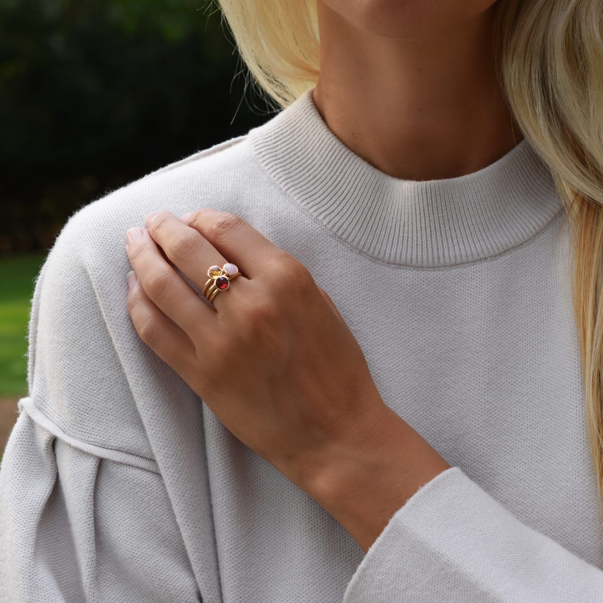 Grand Birthstone Ring in 14k Gold - Image 14