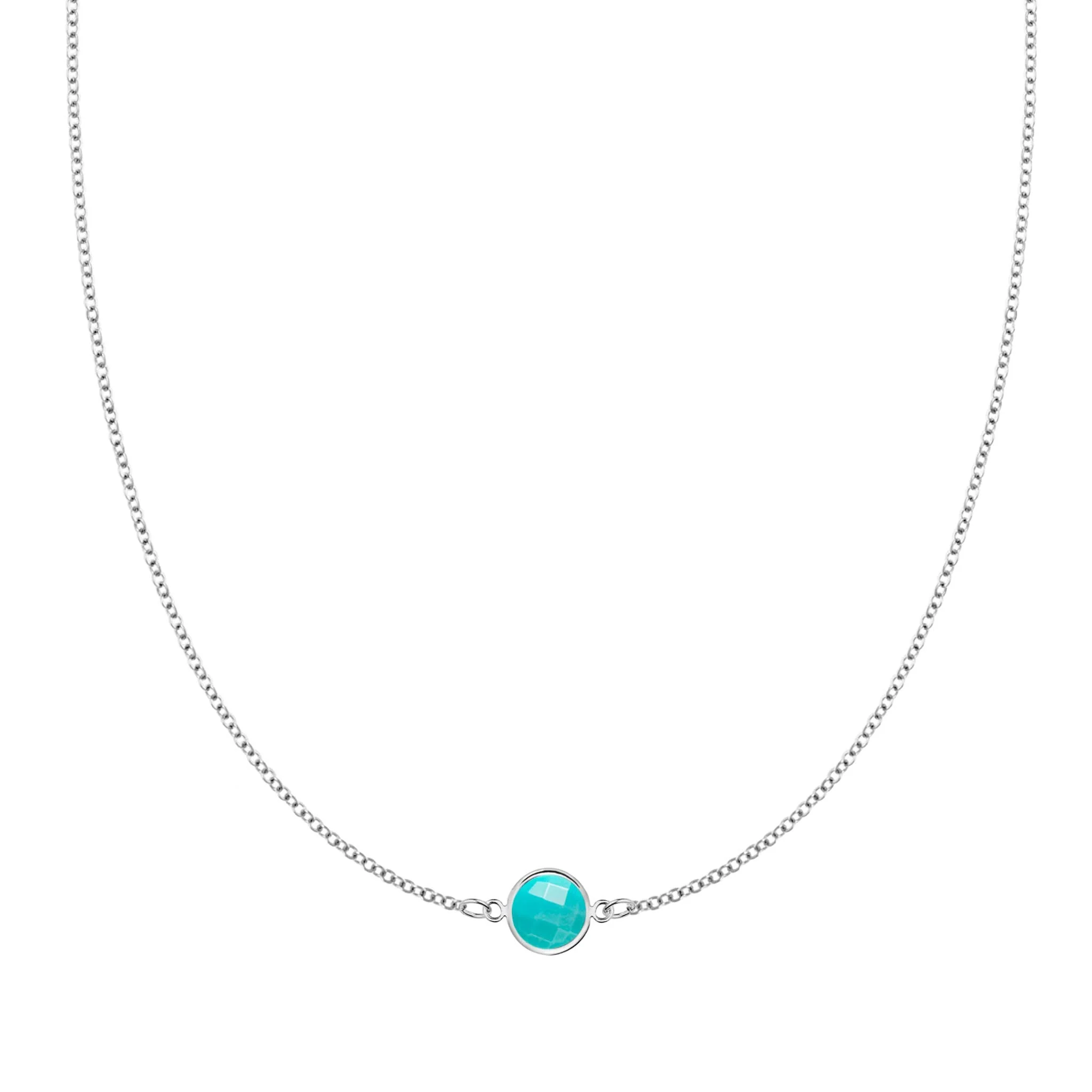 Grand 1 Turquoise Necklace in 14k Gold (December) - Image 5