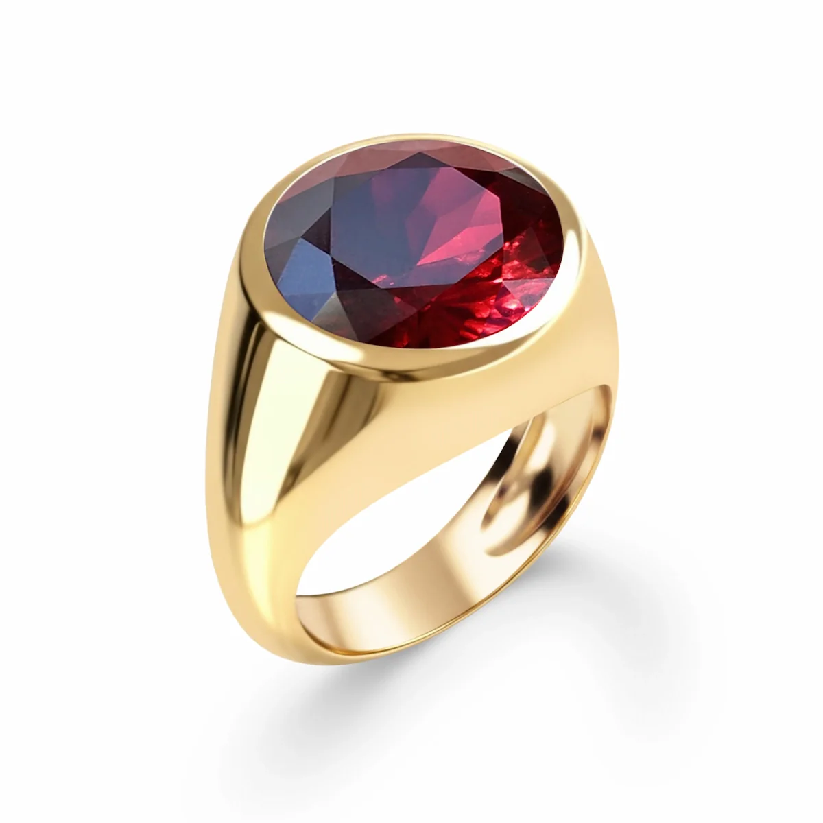 Jamestown Ruby Ring in 14k Gold (July) - Image 4