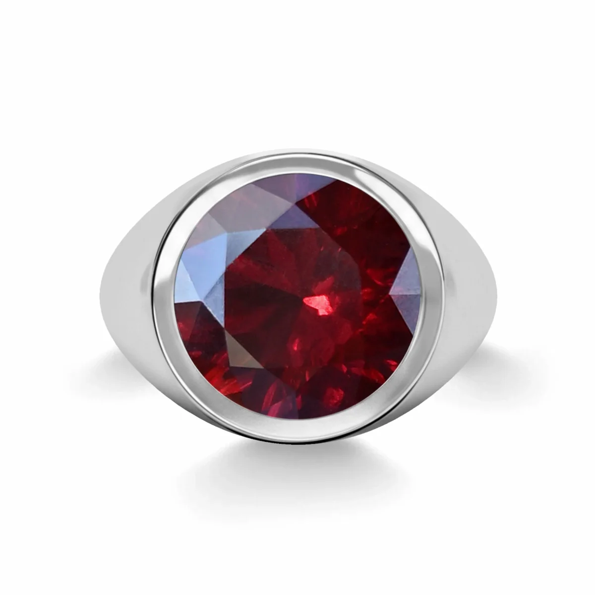 Jamestown Ruby Ring in 14k Gold (July) - Image 8