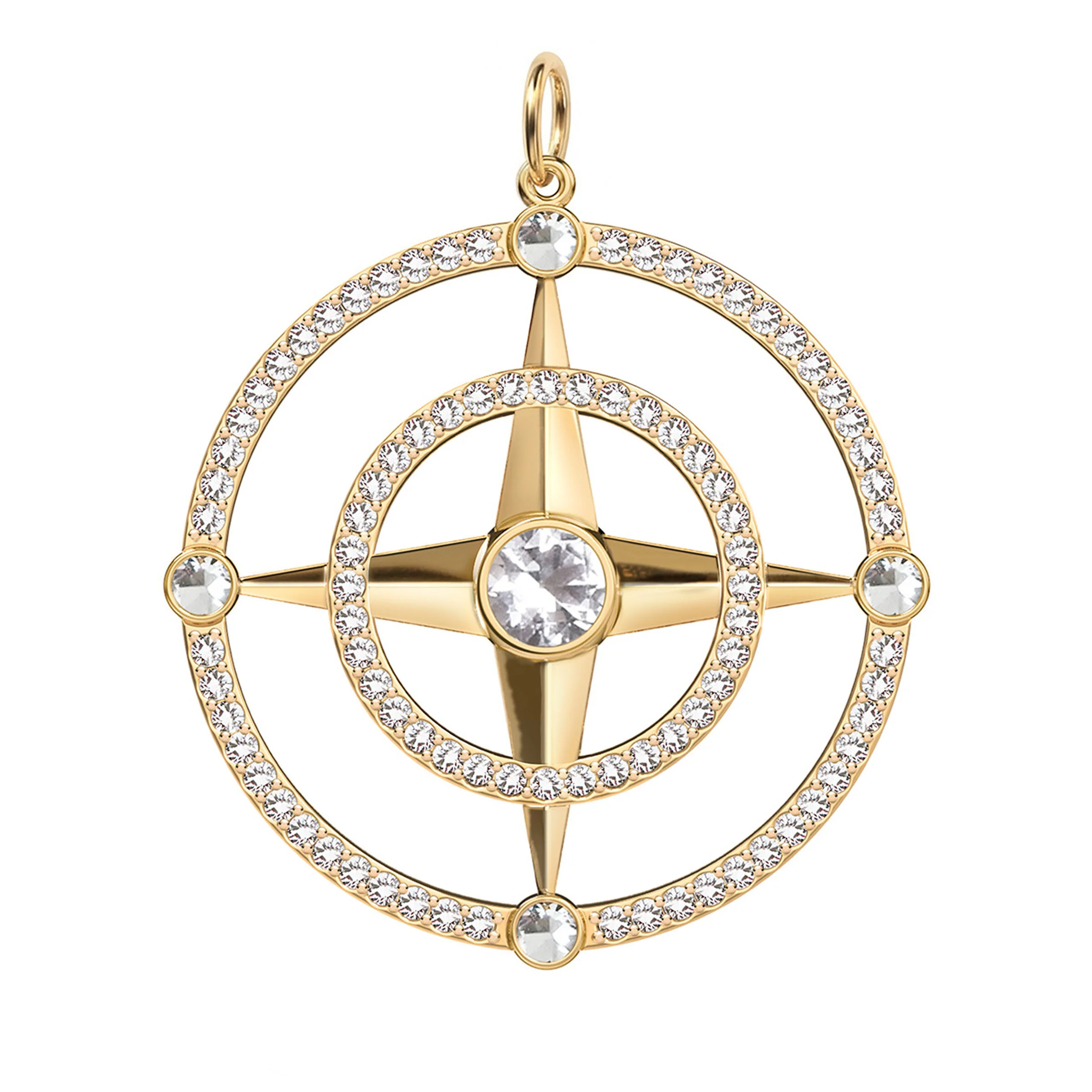 White Topaz April Birthstone Jewelry in 14k Gold