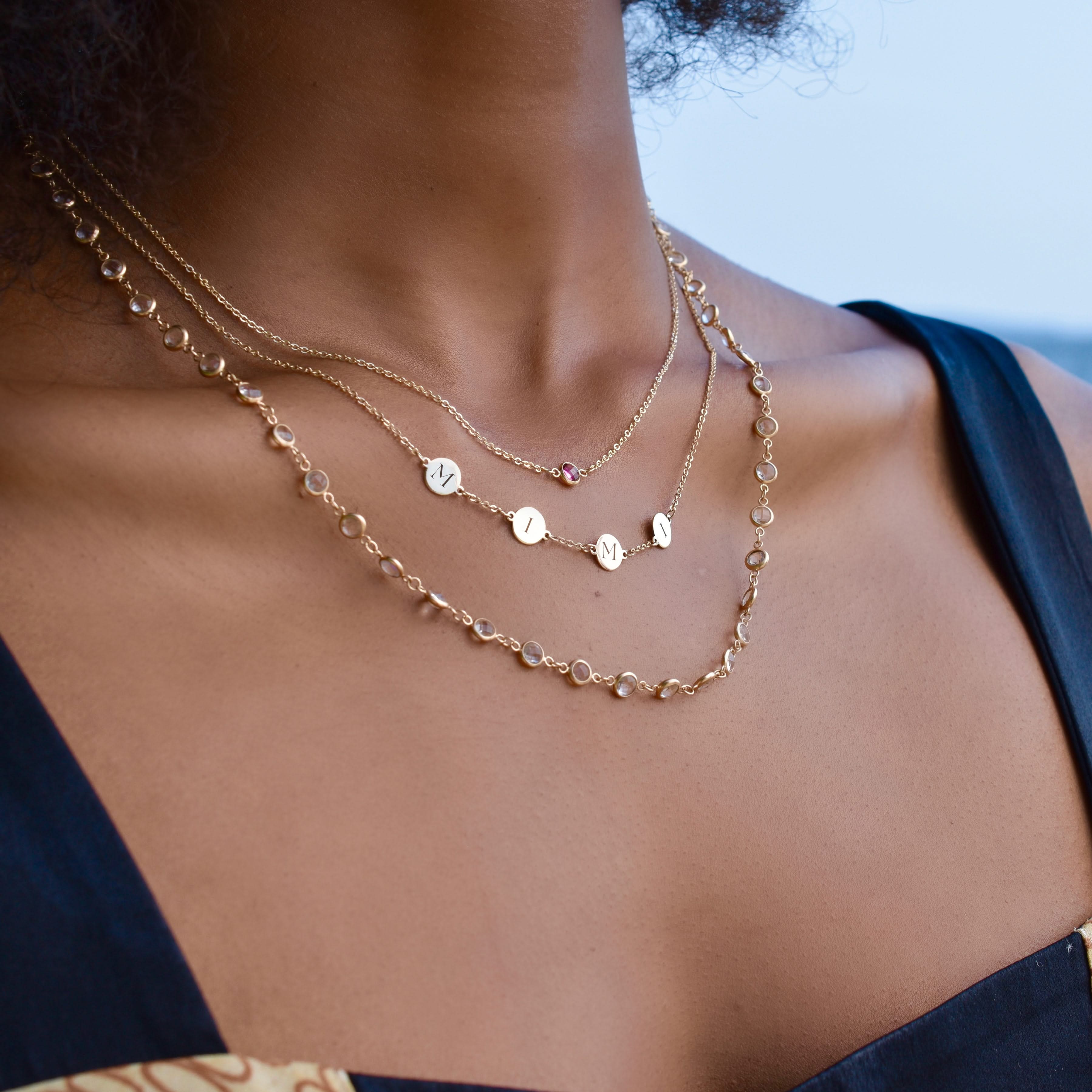 MIMI Necklace in 14k Gold - Image 3