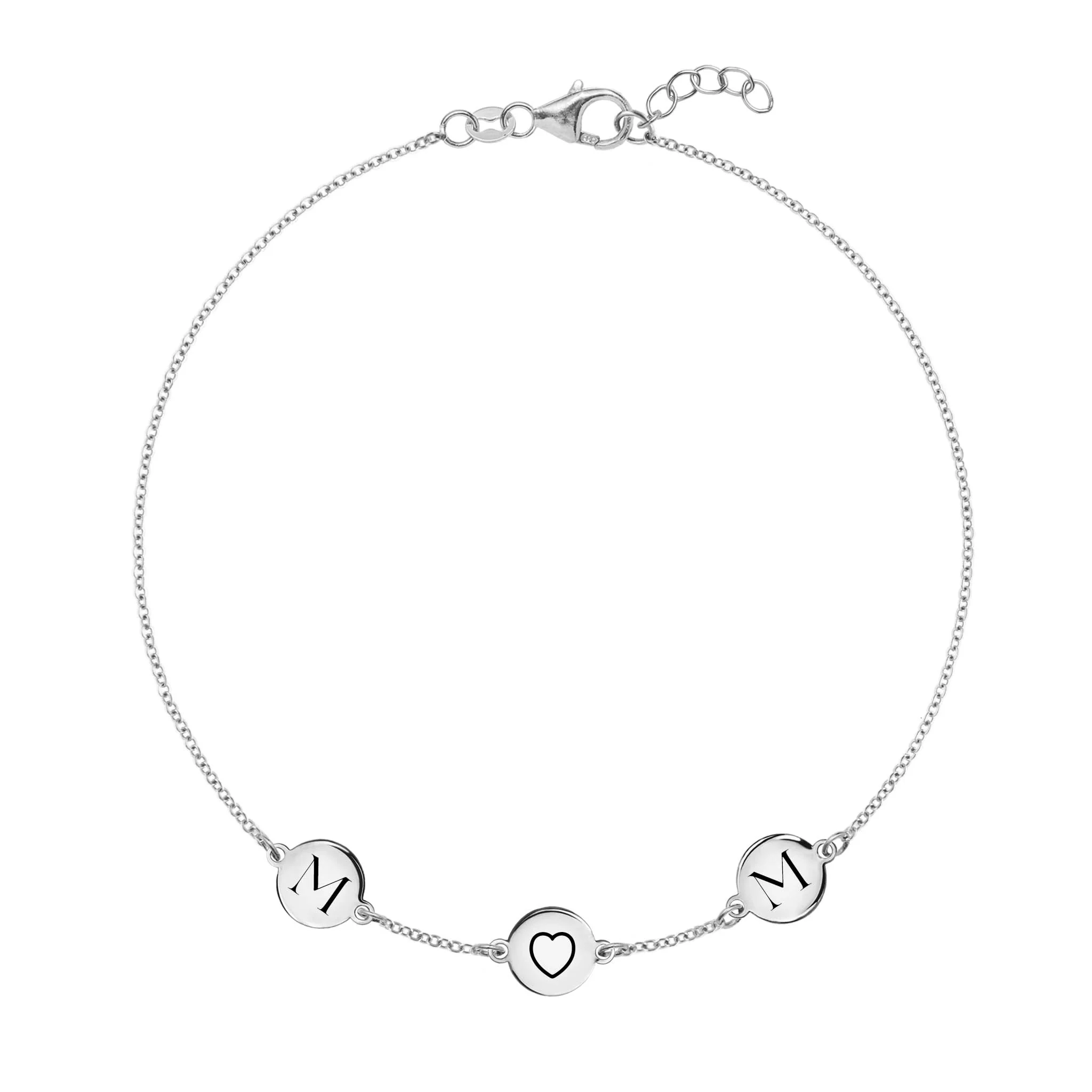 Mom Heart Bracelet in 14k Gold - Image 4