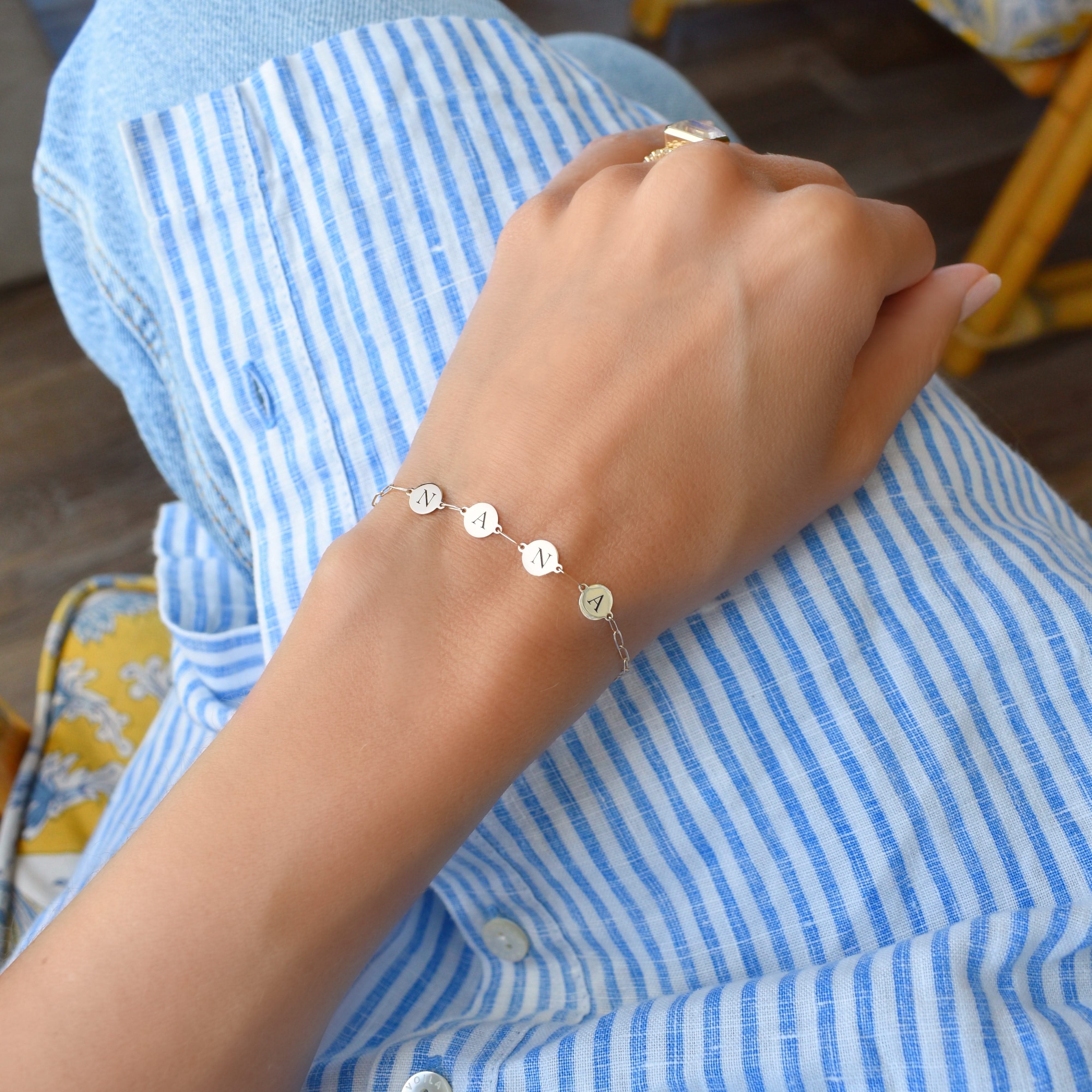 NANA Bracelet on Adelaide Mini in 14k Gold - Image 8