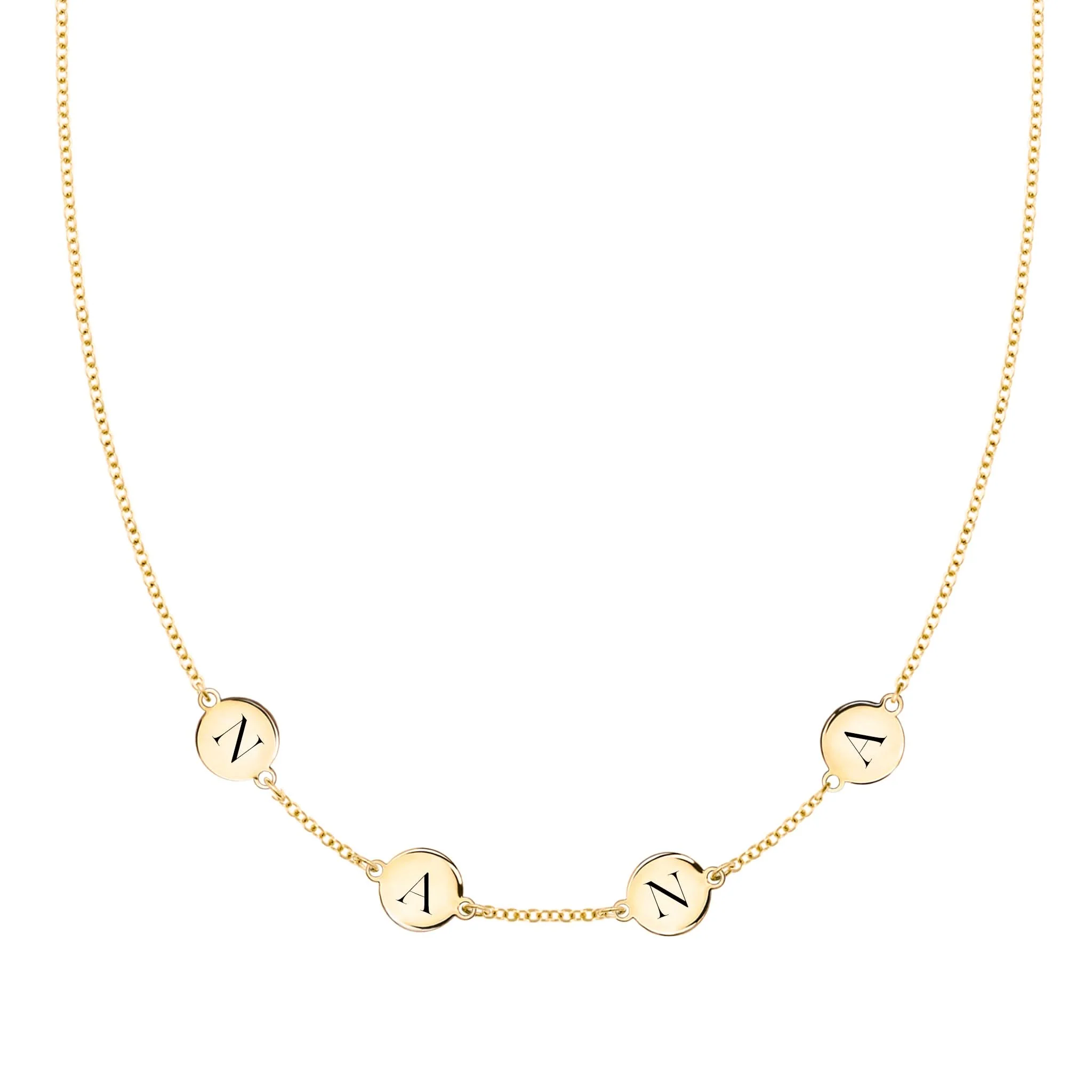 NANA Necklace in 14k Gold