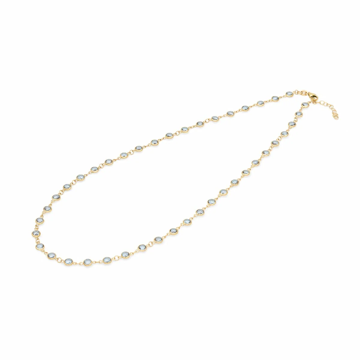 Newport Aquamarine Necklace in 14k Gold (March) - Image 5
