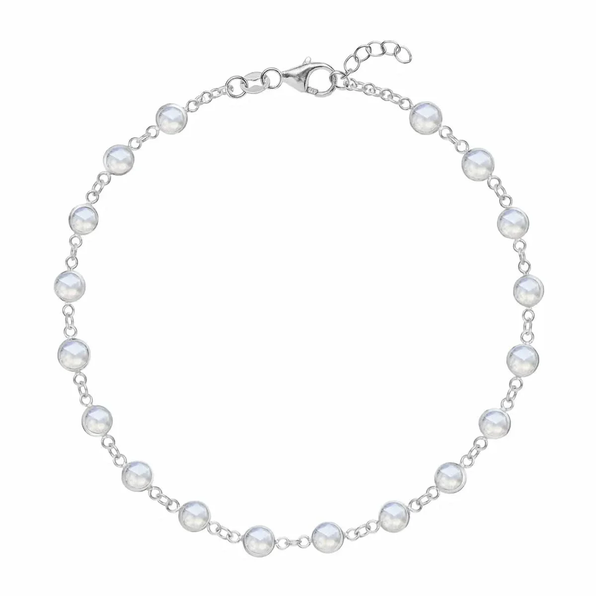 Newport Moonstone Bracelet in 14k Gold (June) - Image 8