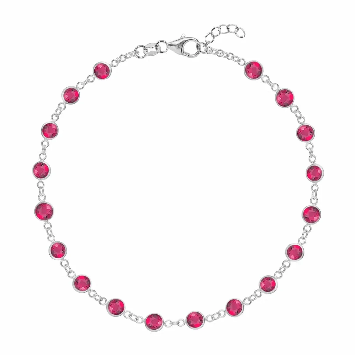 Newport Ruby Bracelet in 14k Gold (July) - Image 7