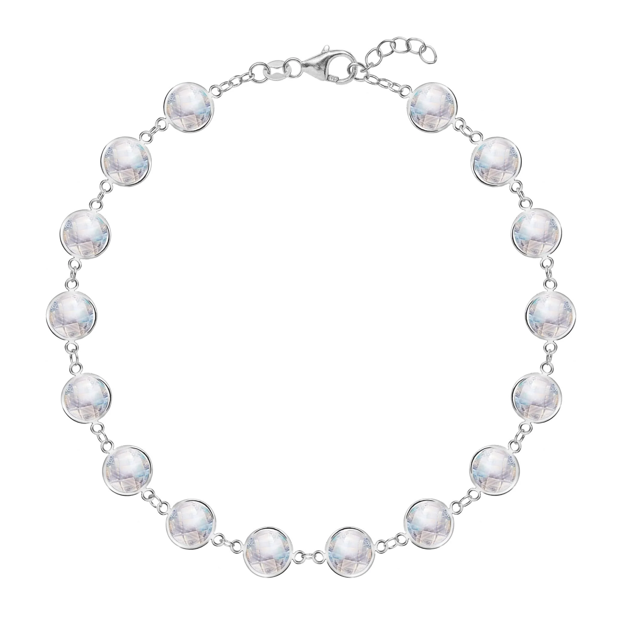Newport Grand Moonstone Bracelet in 14k Gold (June) - Image 8