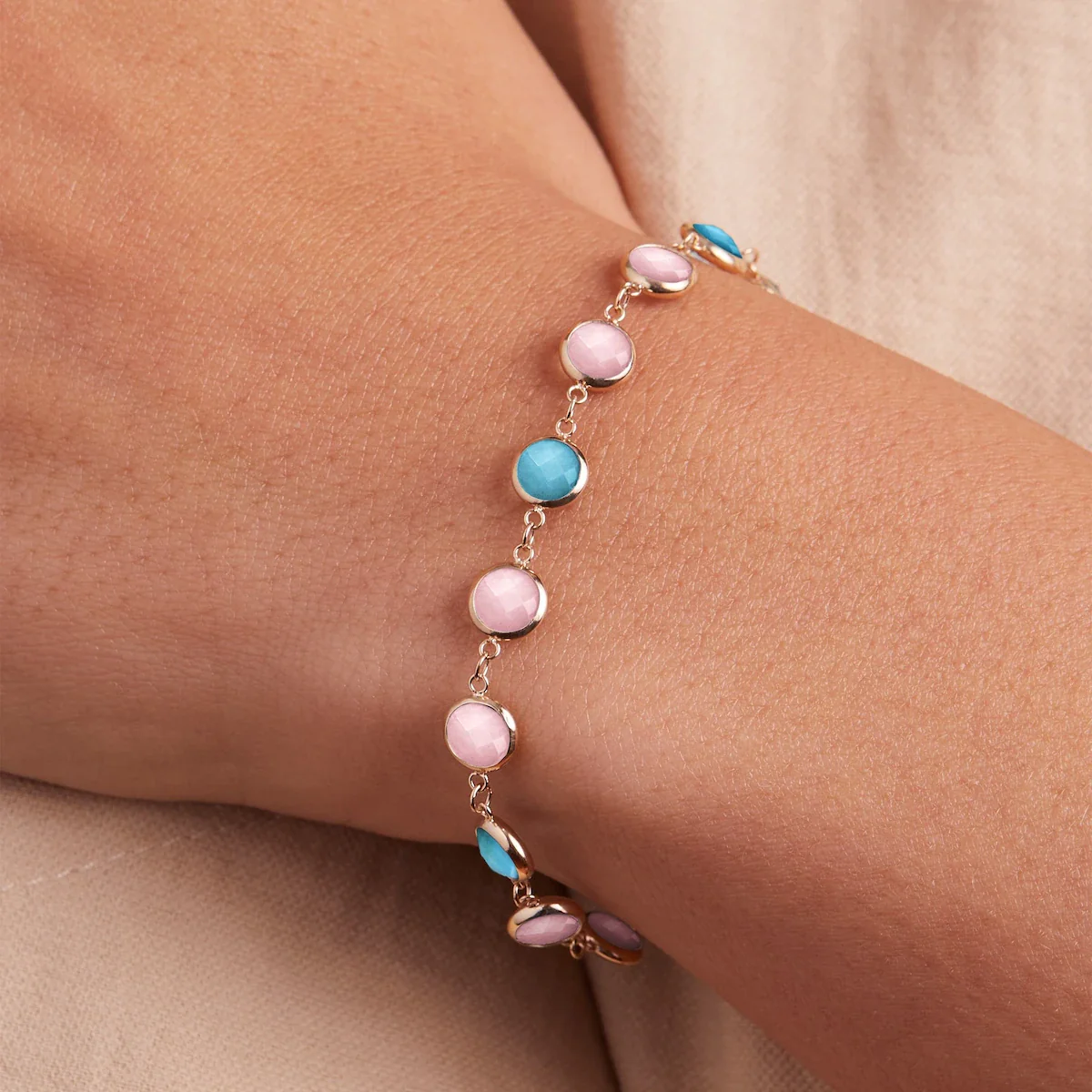 Newport Grand Palm Beach Bracelet in 14k Gold - Image 3