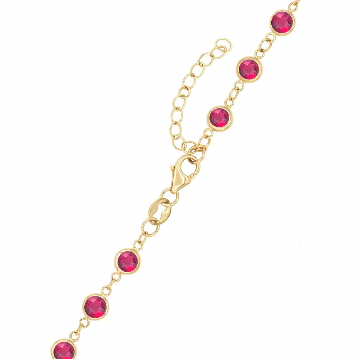 Newport Ruby Bracelet in 14k Gold (July) - Image 5
