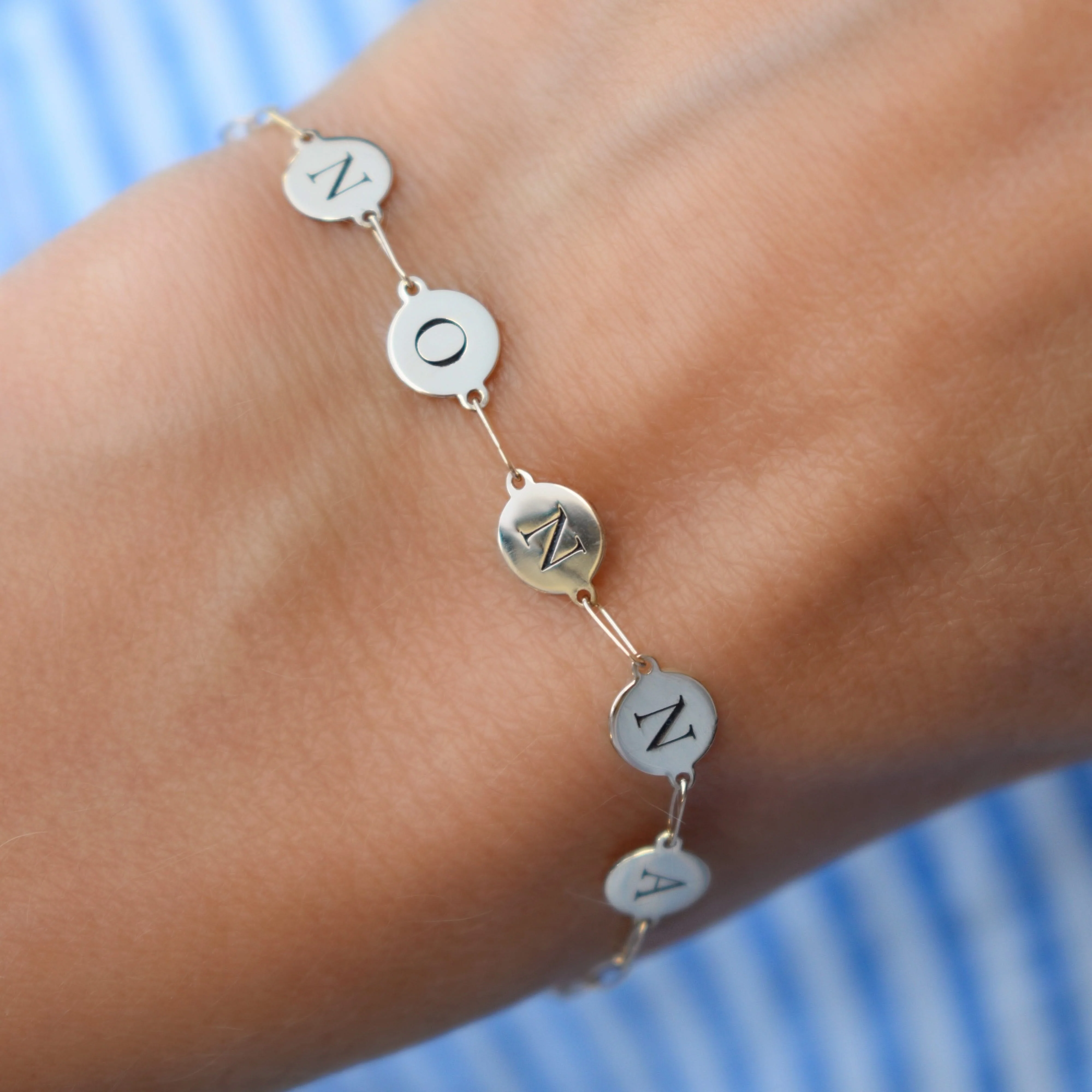 NONNA Bracelet on Adelaide Mini in 14k Gold - Image 3