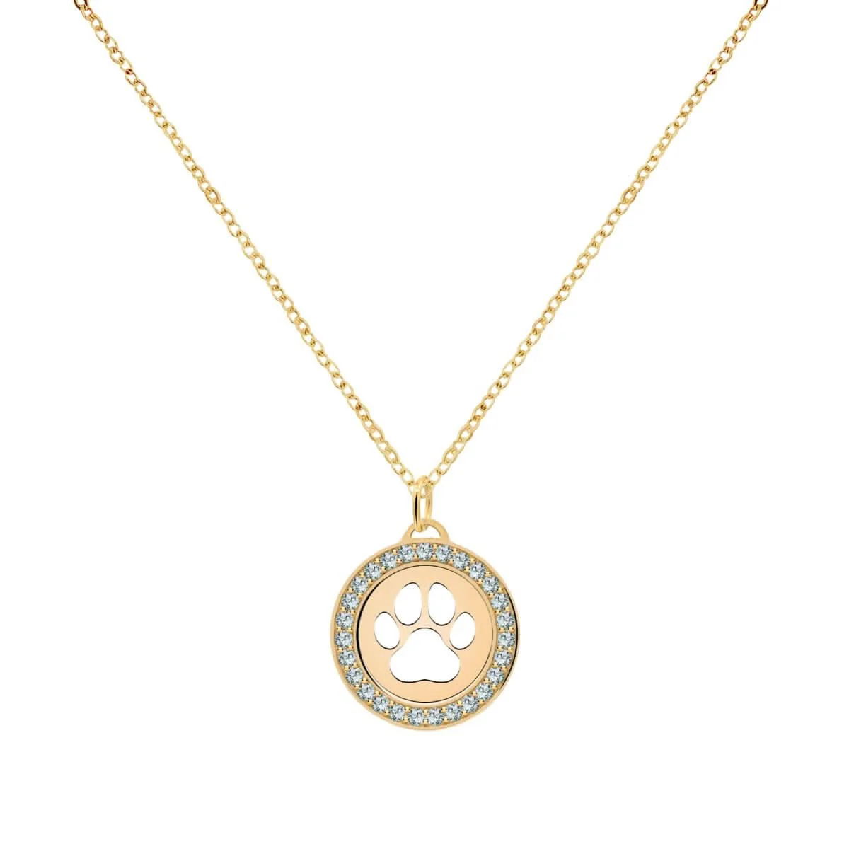 Paw & Alexandrite Pendant in 14k Gold (June) - Image 4