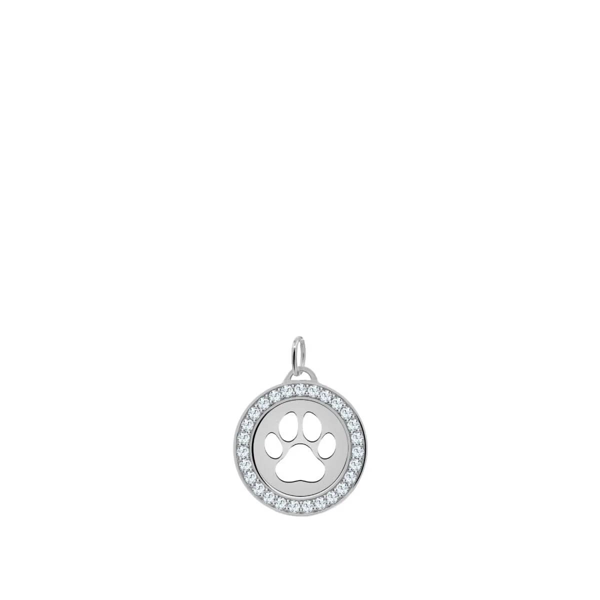 Paw & Aquamarine Pendant in 14k Gold (March) - Image 8