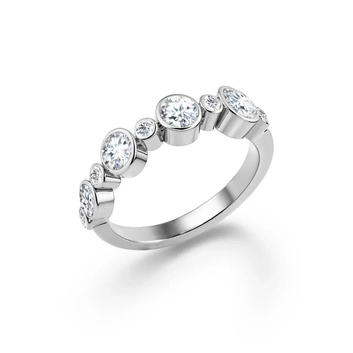 Barrington Diamond Band Ring in 14k Gold (April) - Image 7