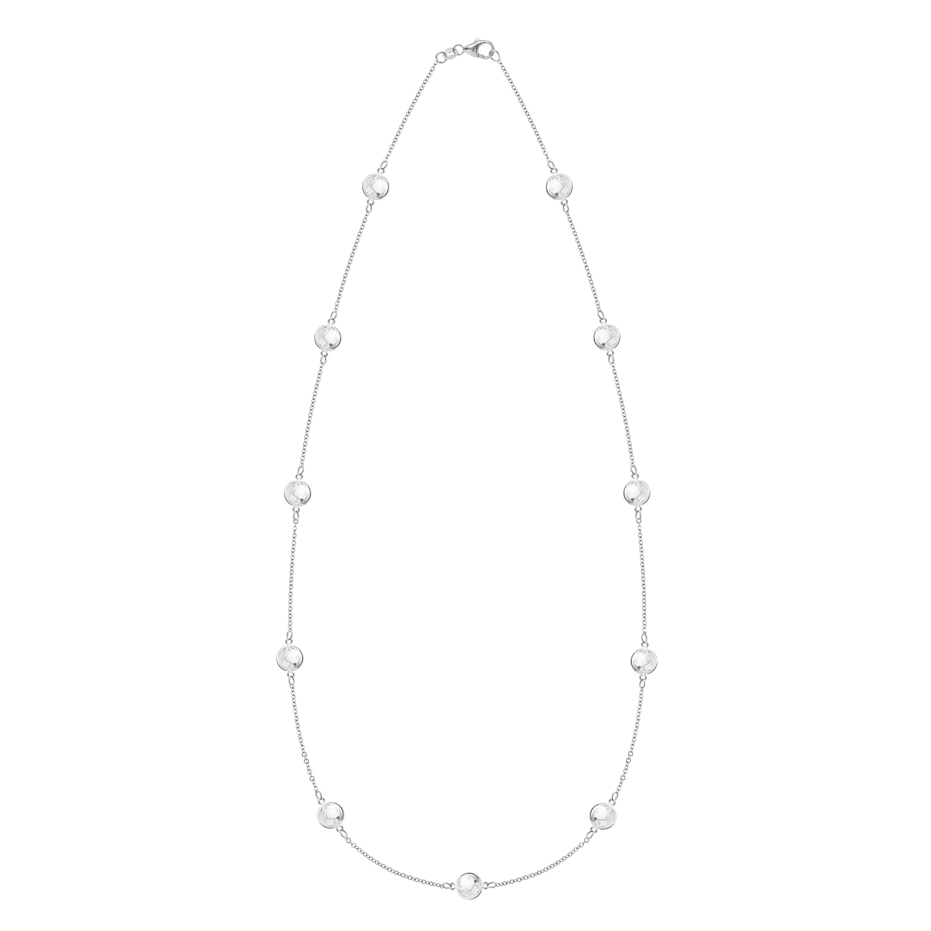 Bayberry Grand 11 Birthstone Necklace in 14k Gold - Image 5