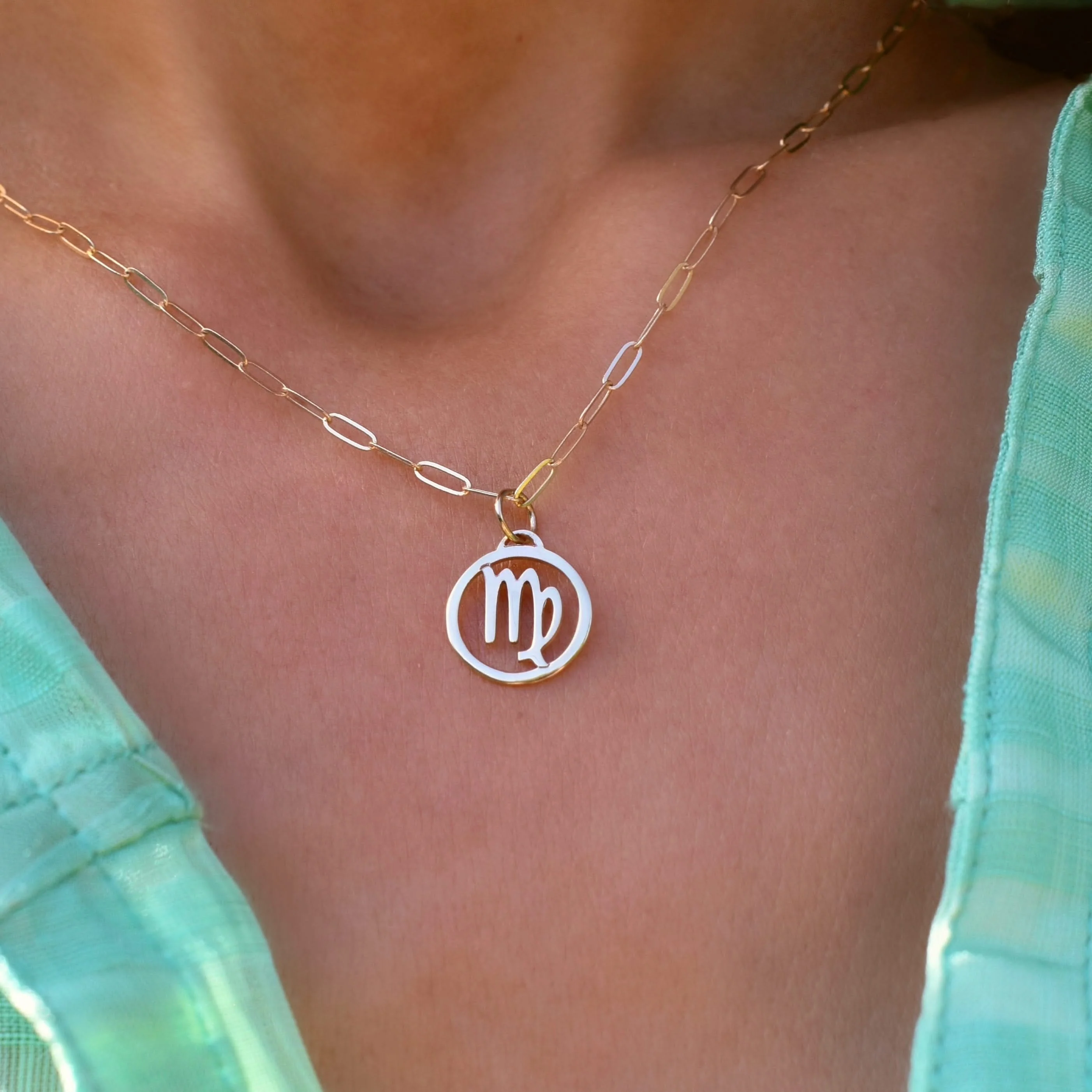 Zodiac Pendant in 14k Gold - Image 3
