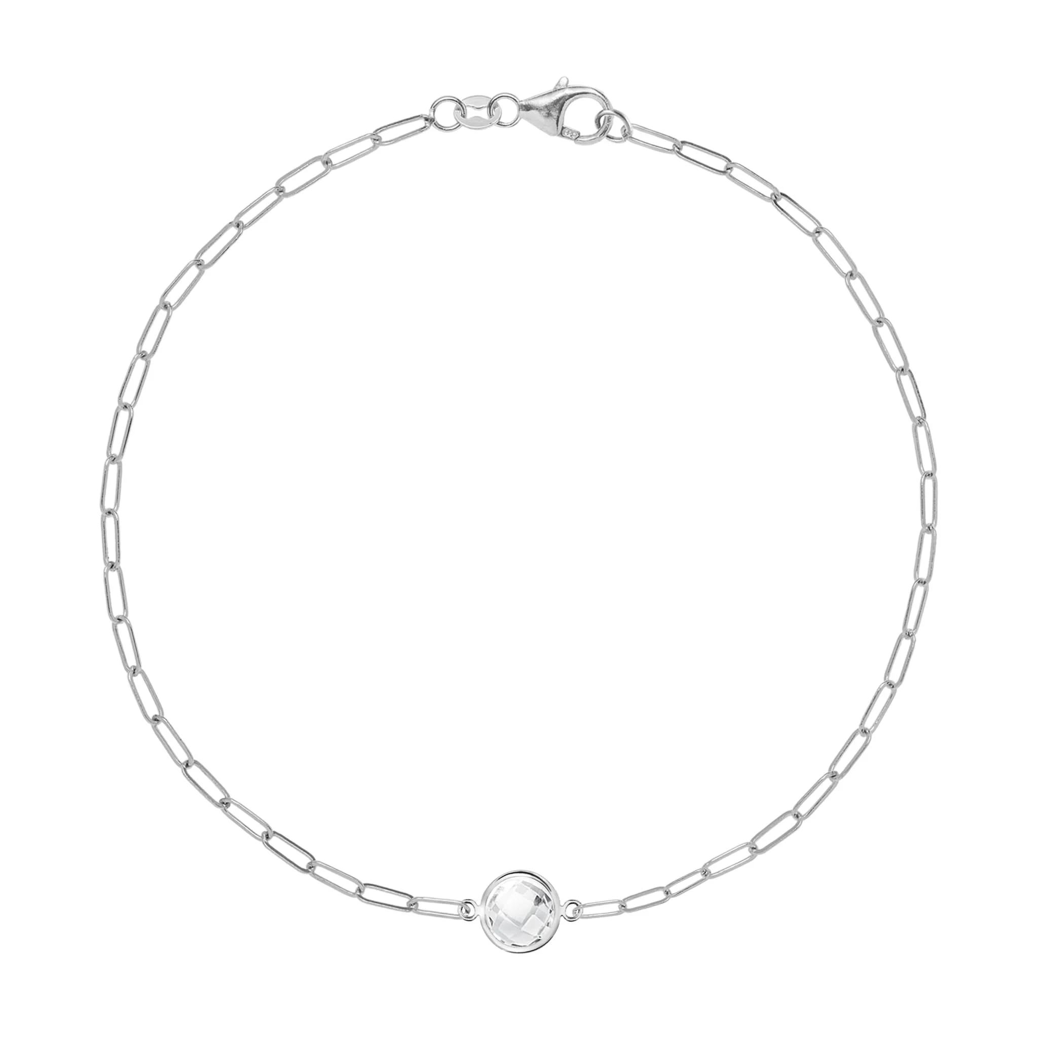 Grand 1 Birthstone Adelaide Mini Bracelet in 14k Gold - Image 5