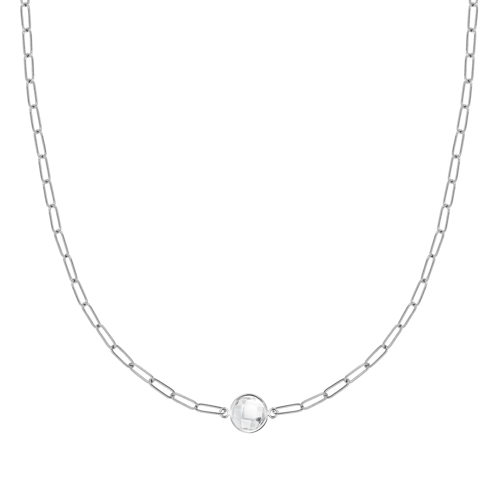 Grand 1 Birthstone Adelaide Mini Necklace in 14k Gold - Image 7