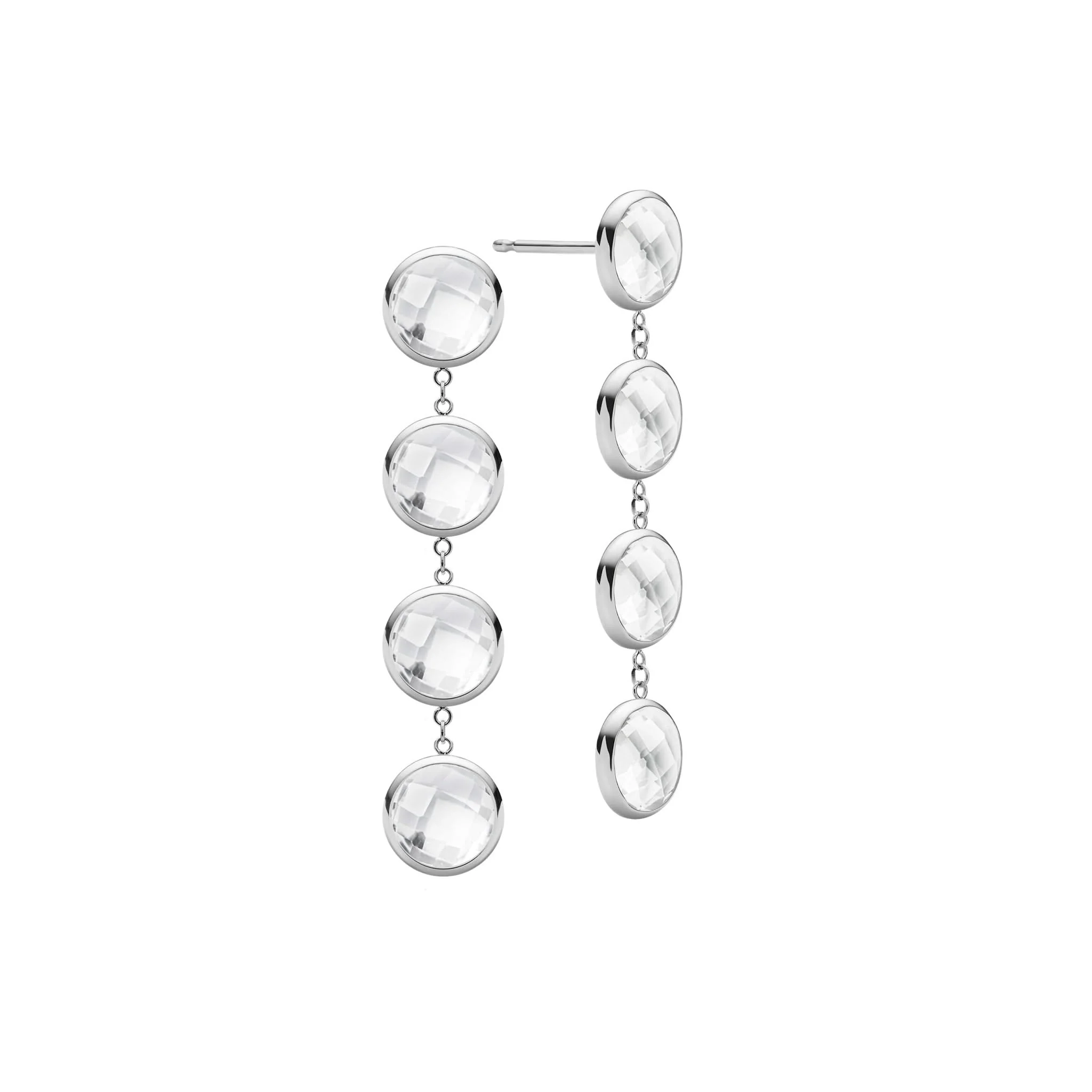 Grand 4 Birthstone Earrings in 14k Gold - Image 5