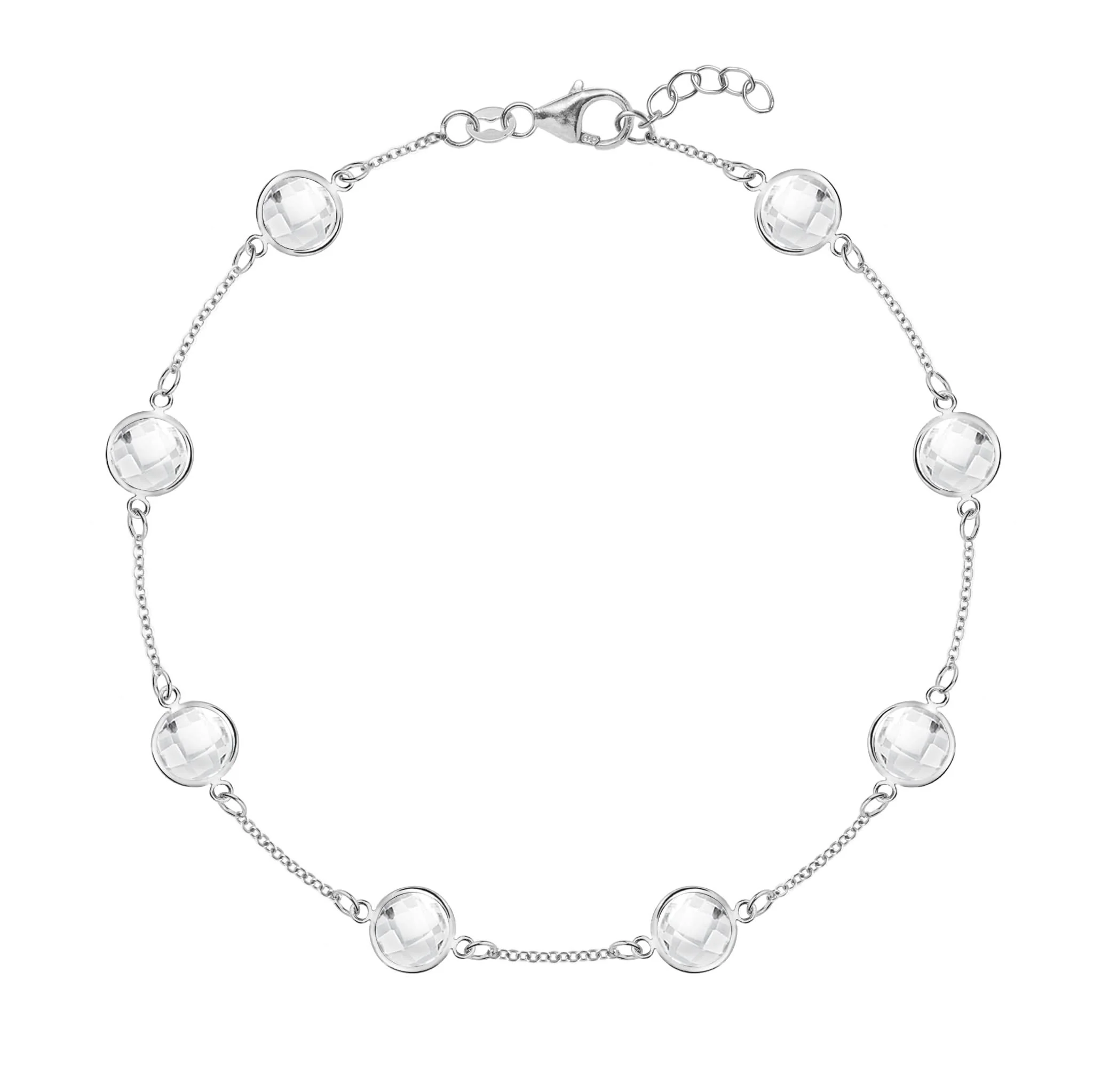 Grand 8 Birthstone Bracelet in 14k Gold - Image 7