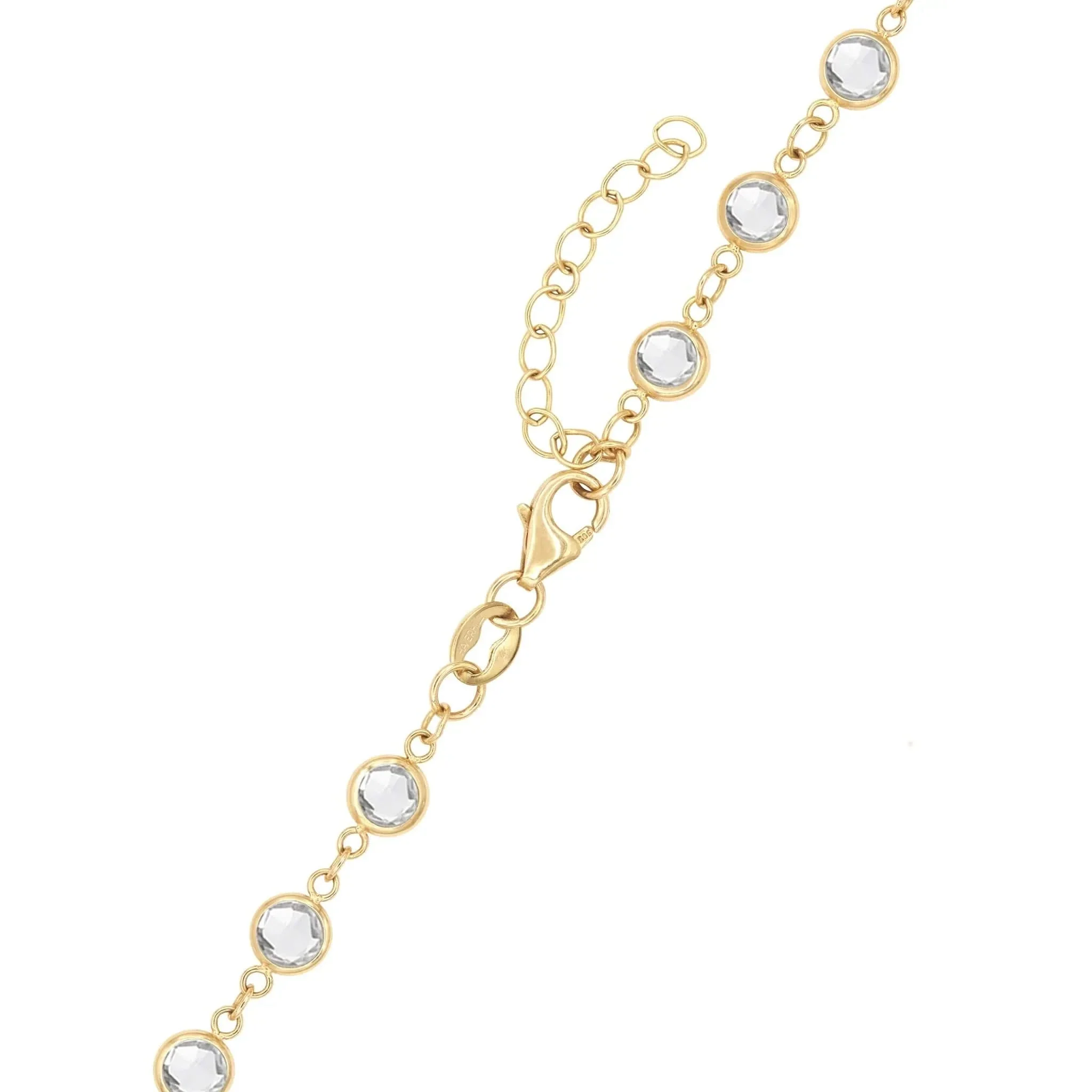 Large Peace Sign Newport Necklace in 14k Gold - Image 4