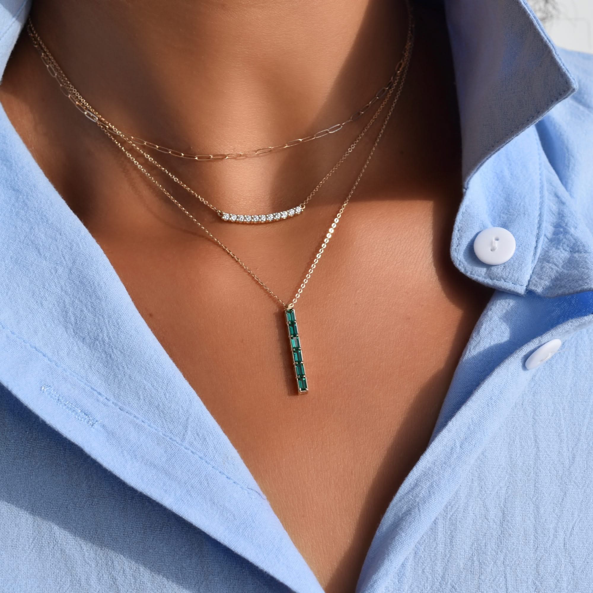Providence 6 Birthstone Pendant in 14k Gold - Image 6