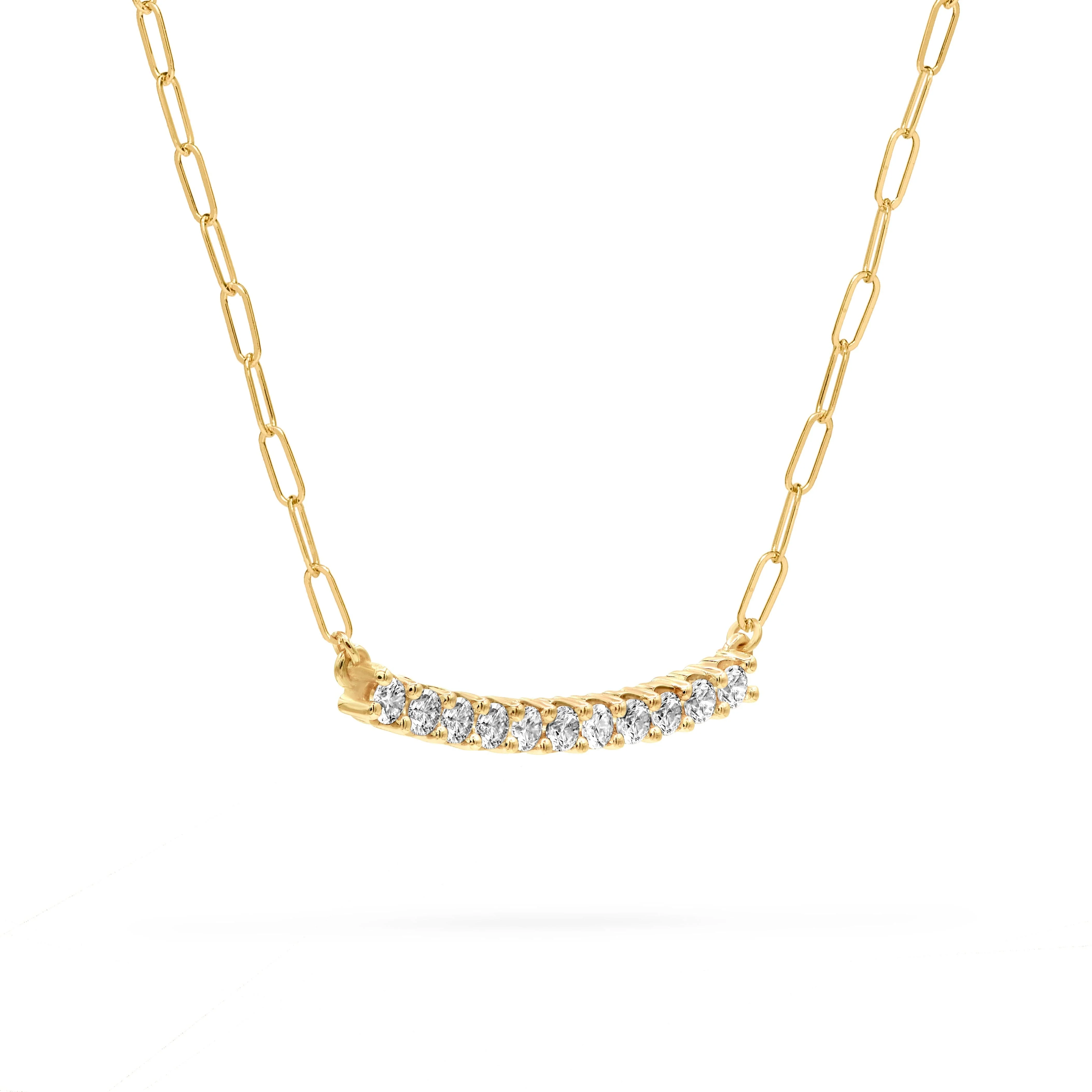 Rosecliff Bar Adelaide Mini Necklace in 14k Gold - Image 4