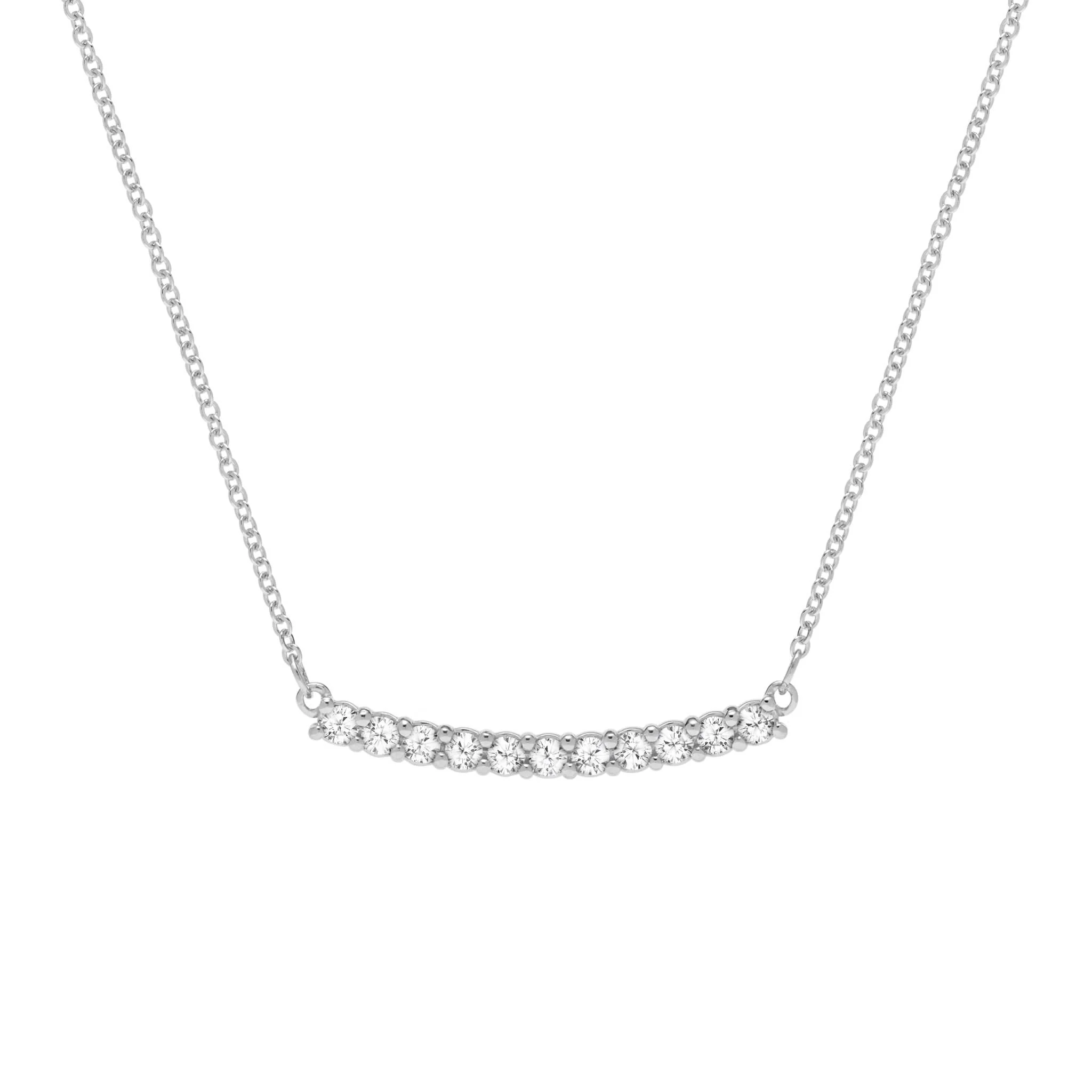 Rosecliff Bar Necklace in 14k Gold - Image 9