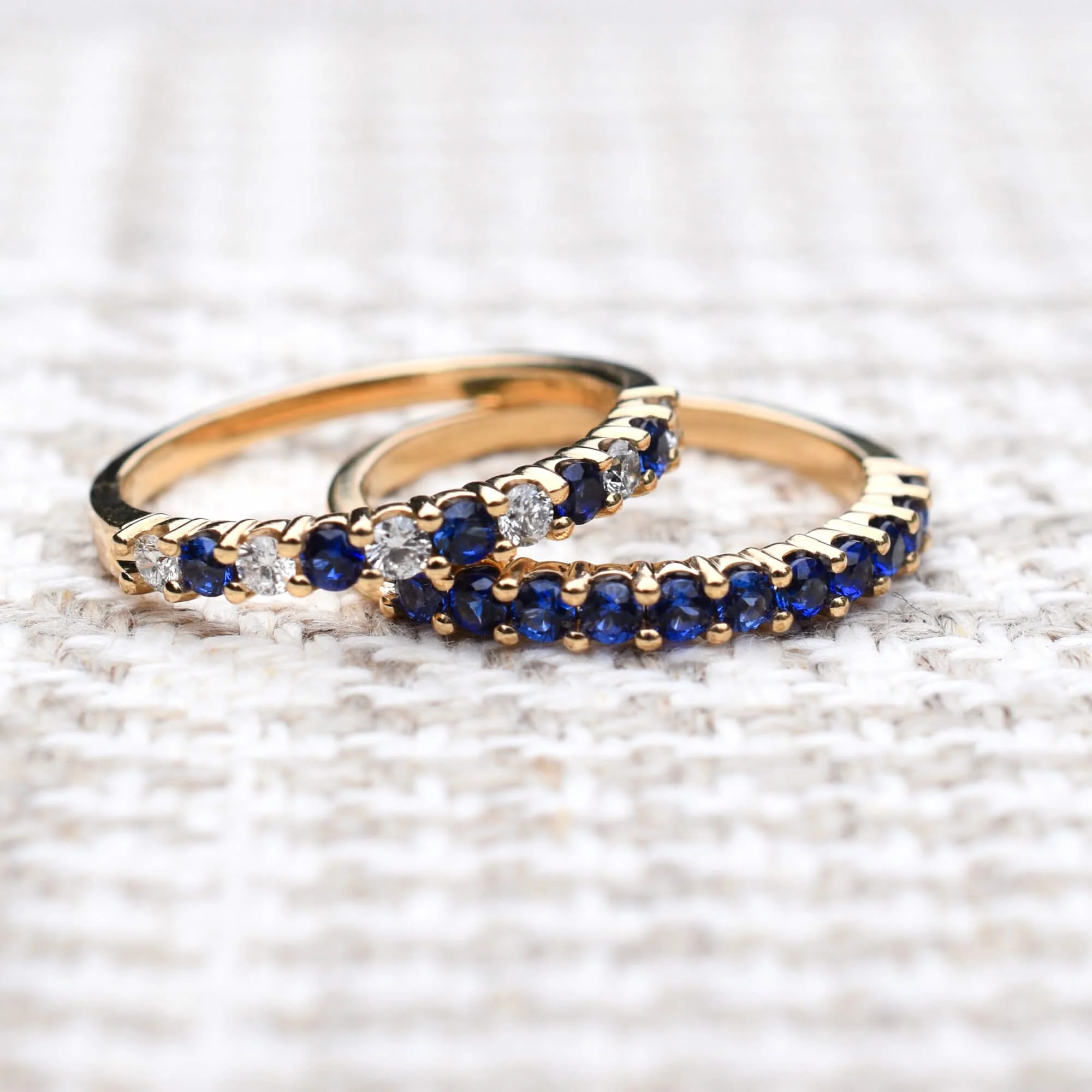 Rosecliff Birthstone Stackable Ring in 14k Gold - Image 13
