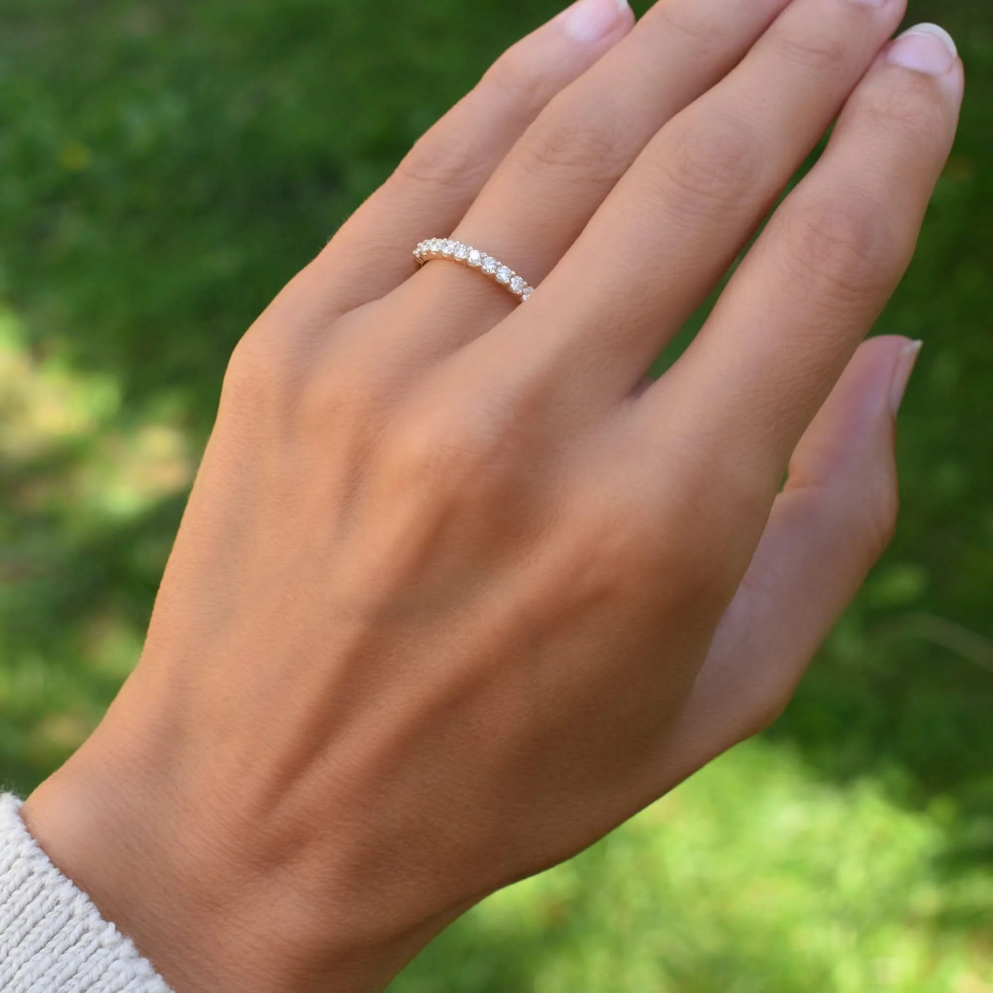 Rosecliff Birthstone Stackable Ring in 14k Gold - Image 16