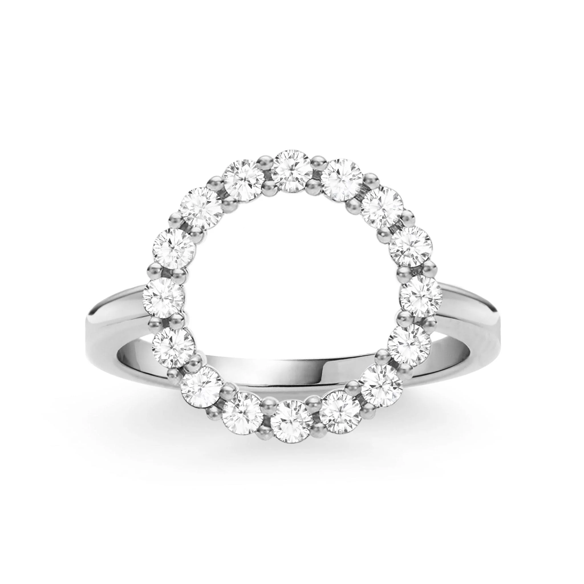 Rosecliff Circle Birthstone Ring in 14k Gold - Image 5