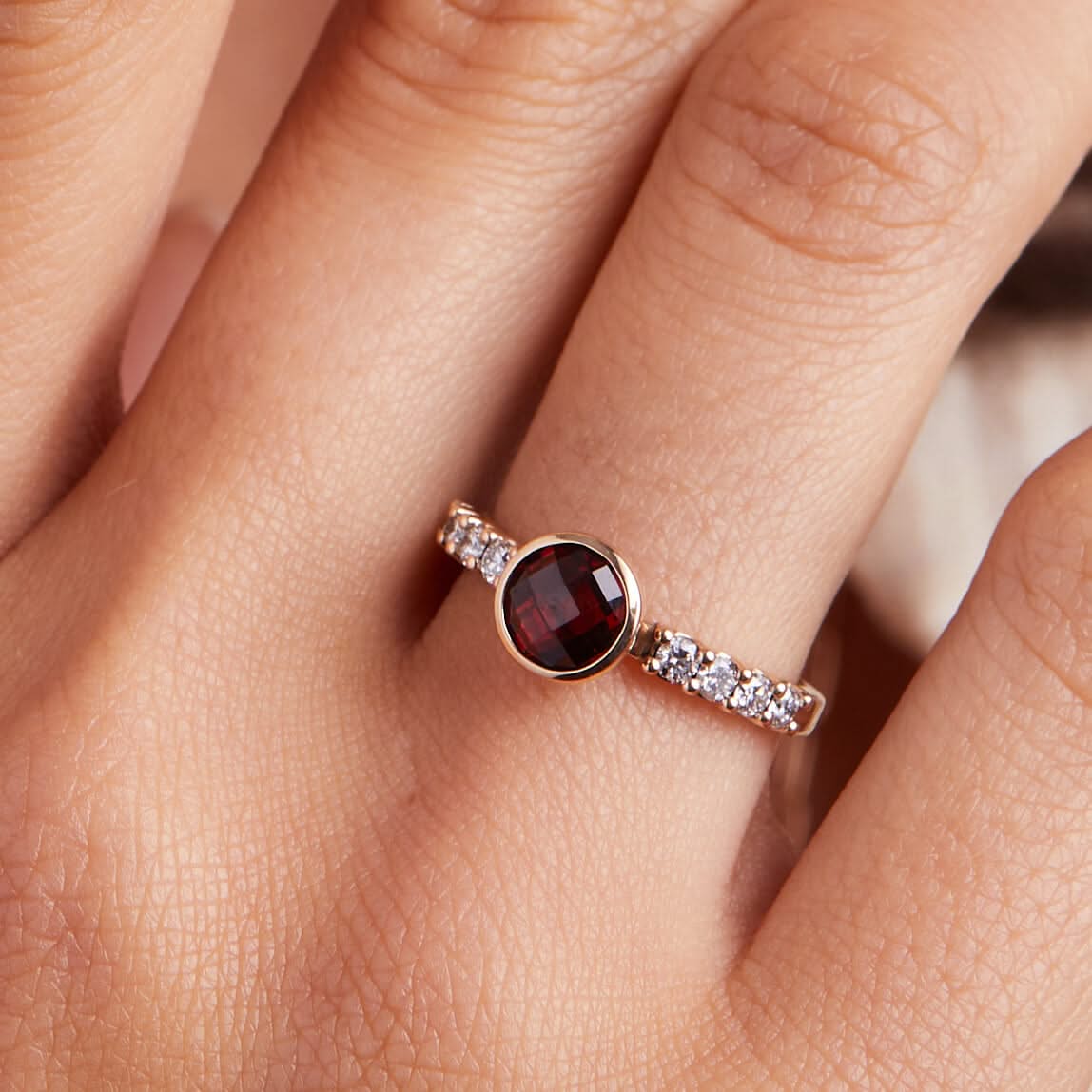 Rosecliff Grand Ring in 14k Gold - Image 3