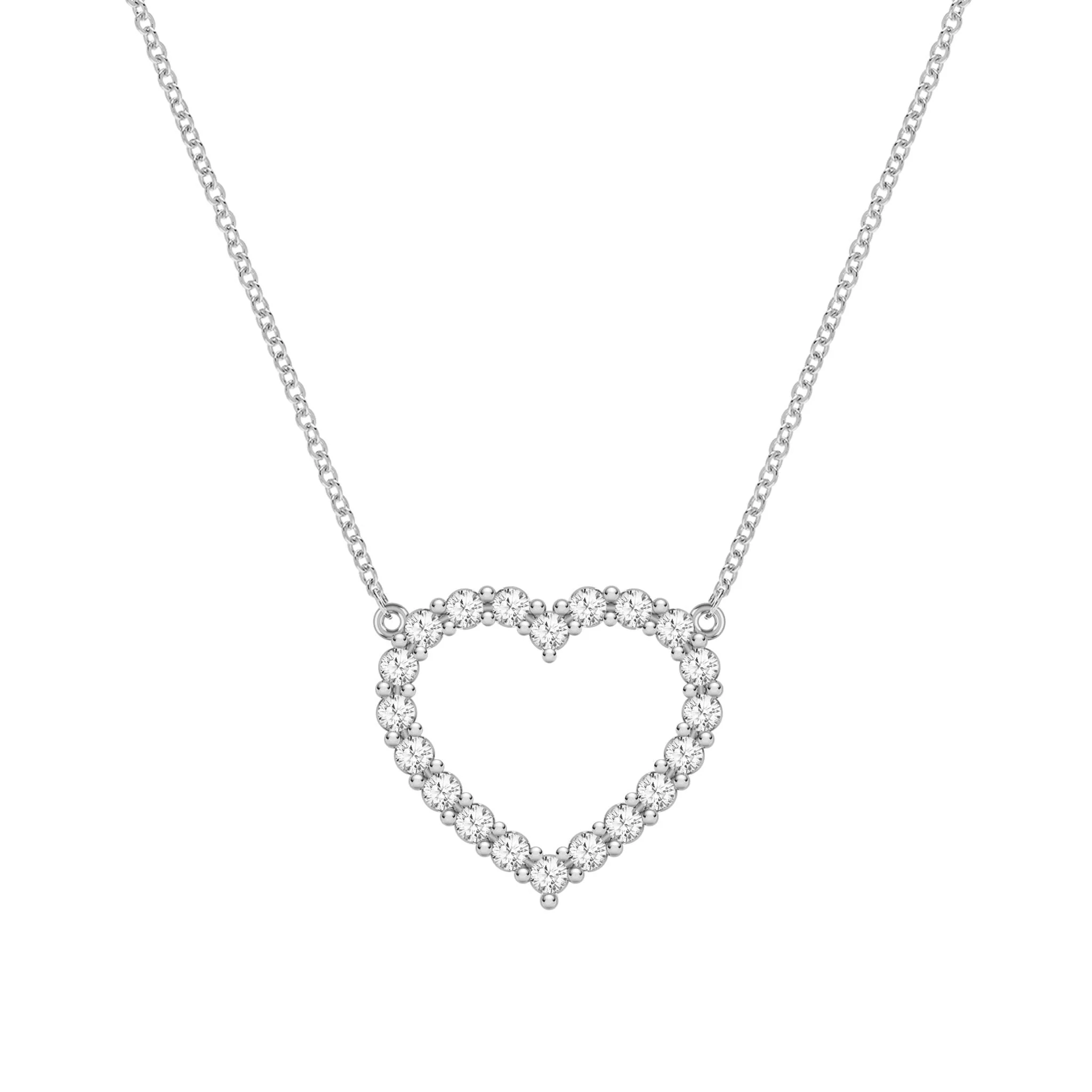 Rosecliff Heart Birthstone Necklace in 14k Gold - Image 9