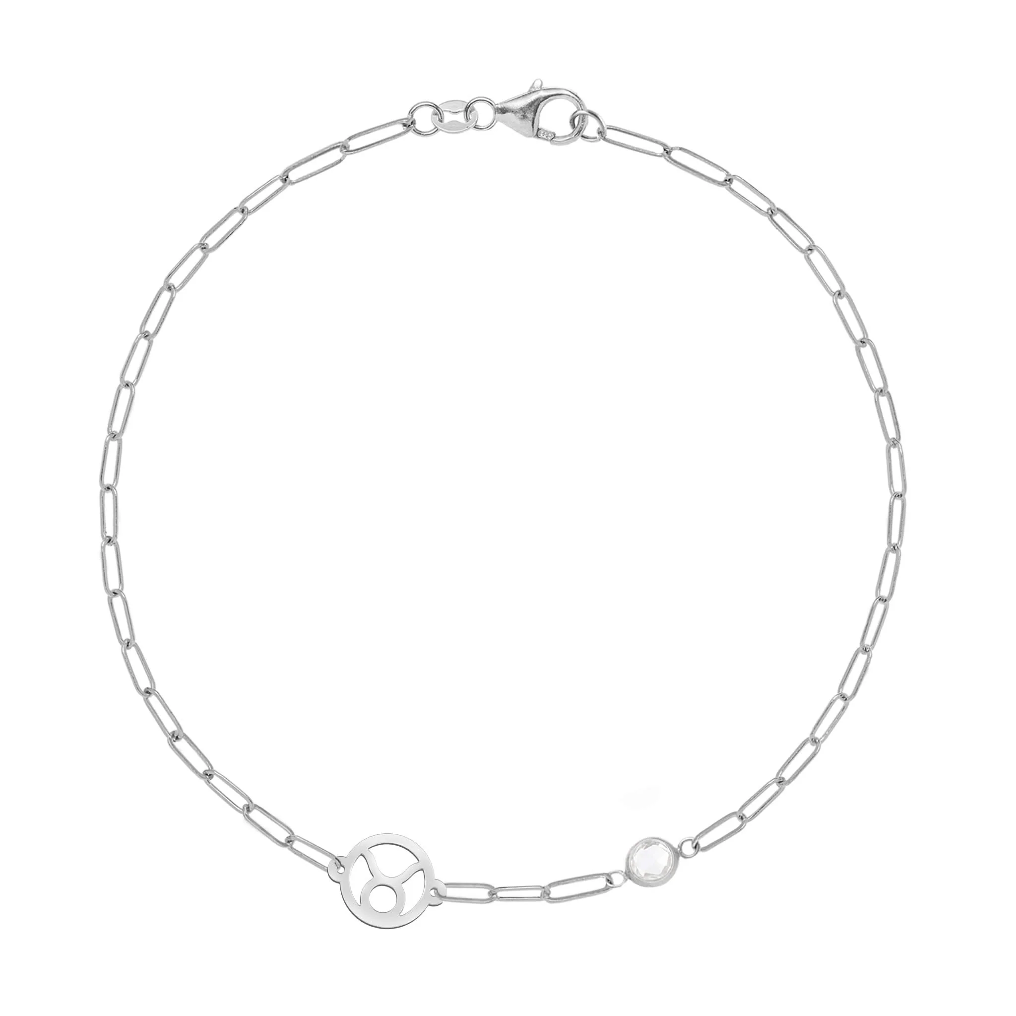 Taurus & Birthstone Bracelet on Adelaide Mini in 14k Gold - Image 5