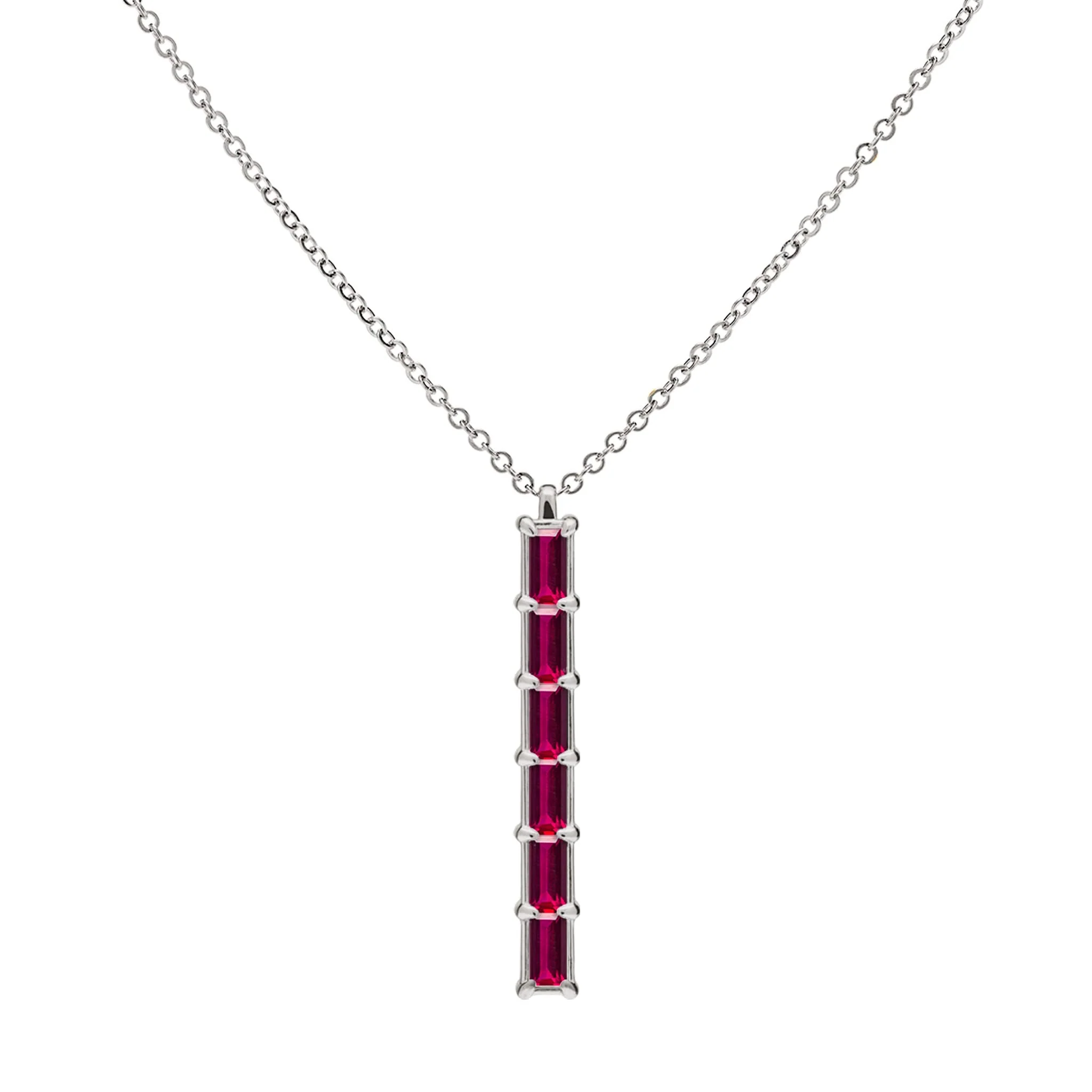 Providence 6 Ruby Pendant in 14k Gold (July) - Image 9