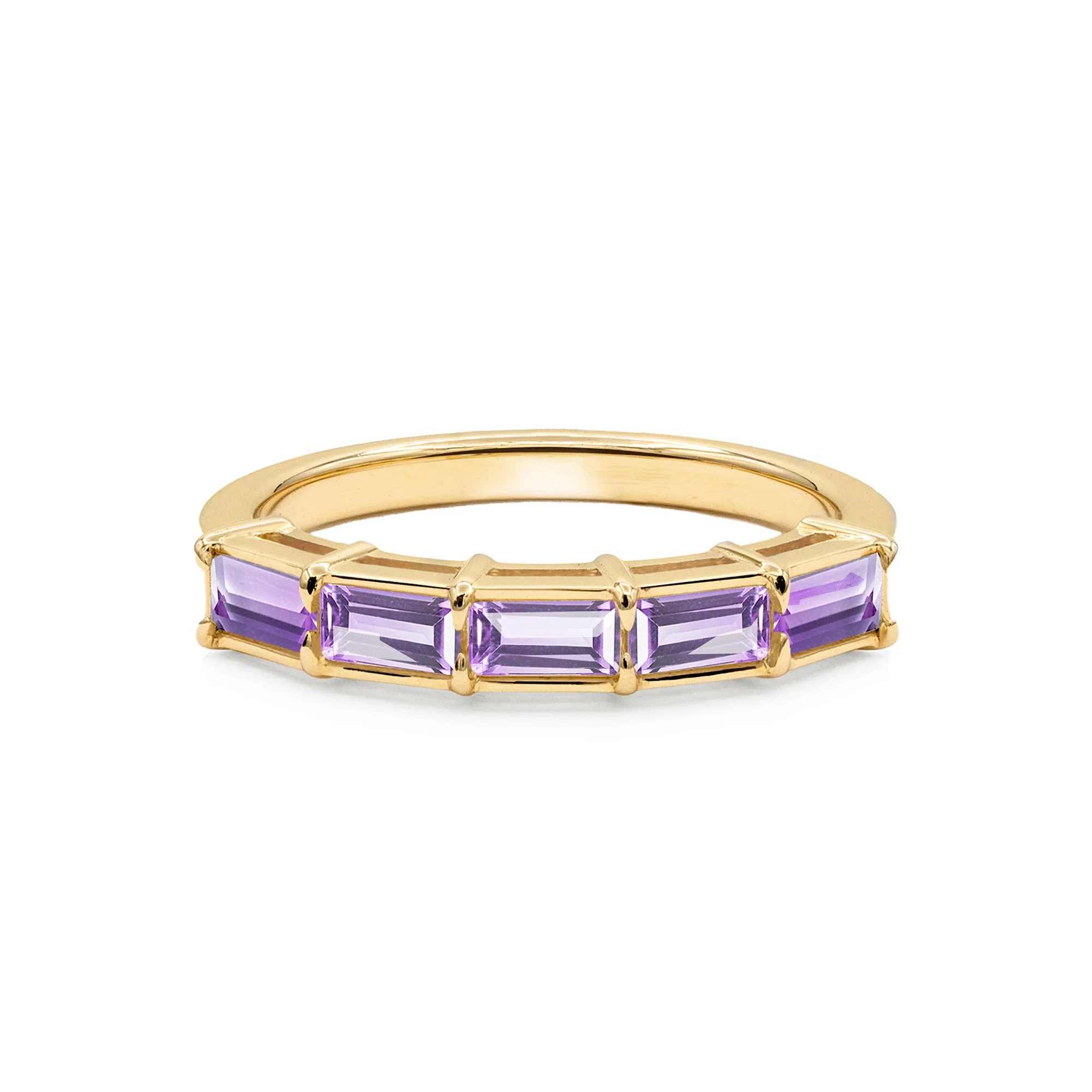 Providence Amethyst Ring in 14k Gold (February) - Image 4