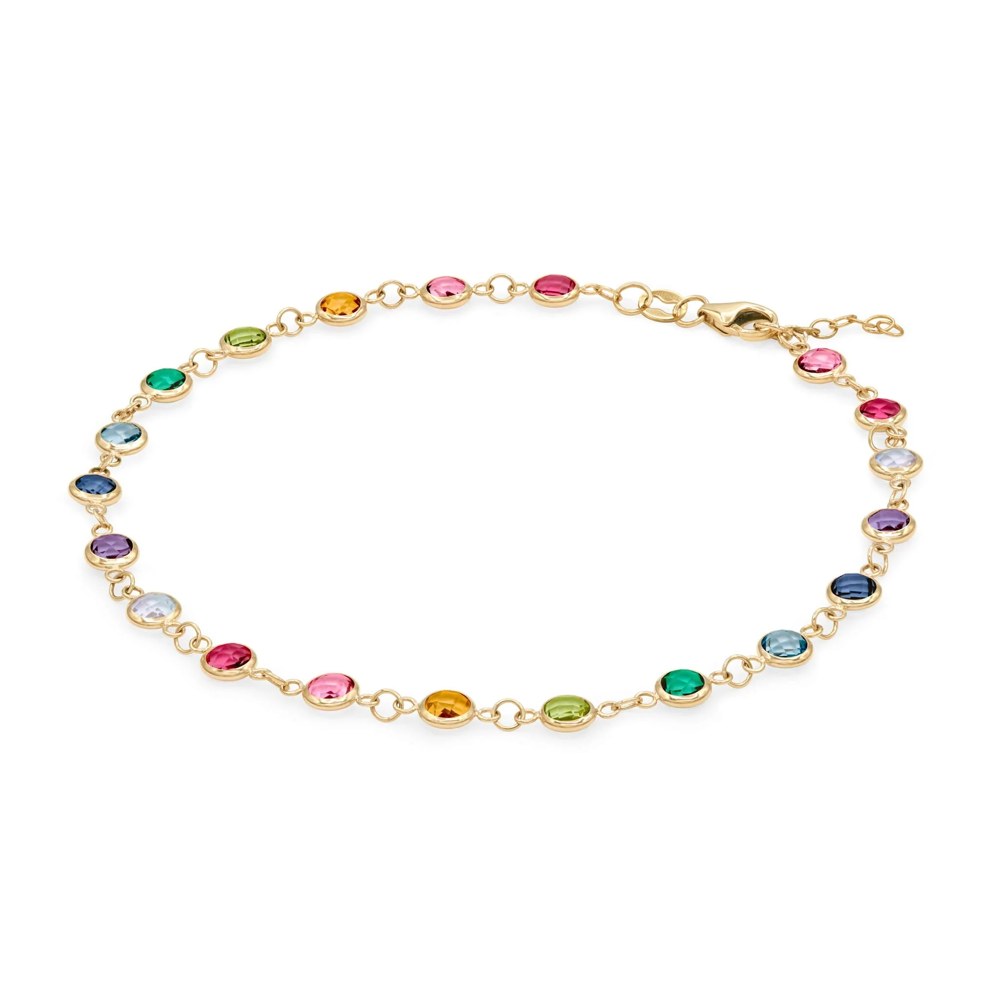 Rainbow Newport Bracelet in 14k Gold - Image 4